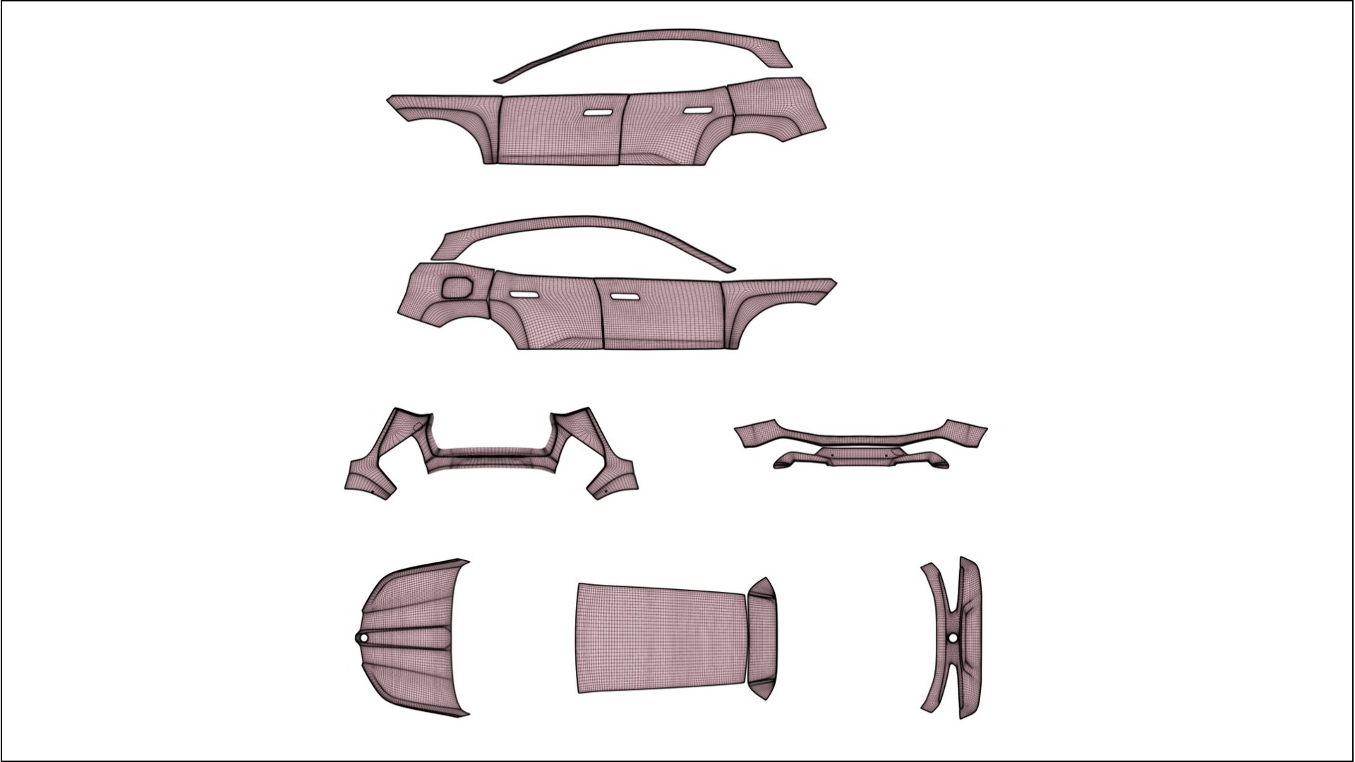 BMW iX M60 TPU Lackskyddsfilm | BLUSH Färgskiftande PPF – Komplett Förskuret Kit