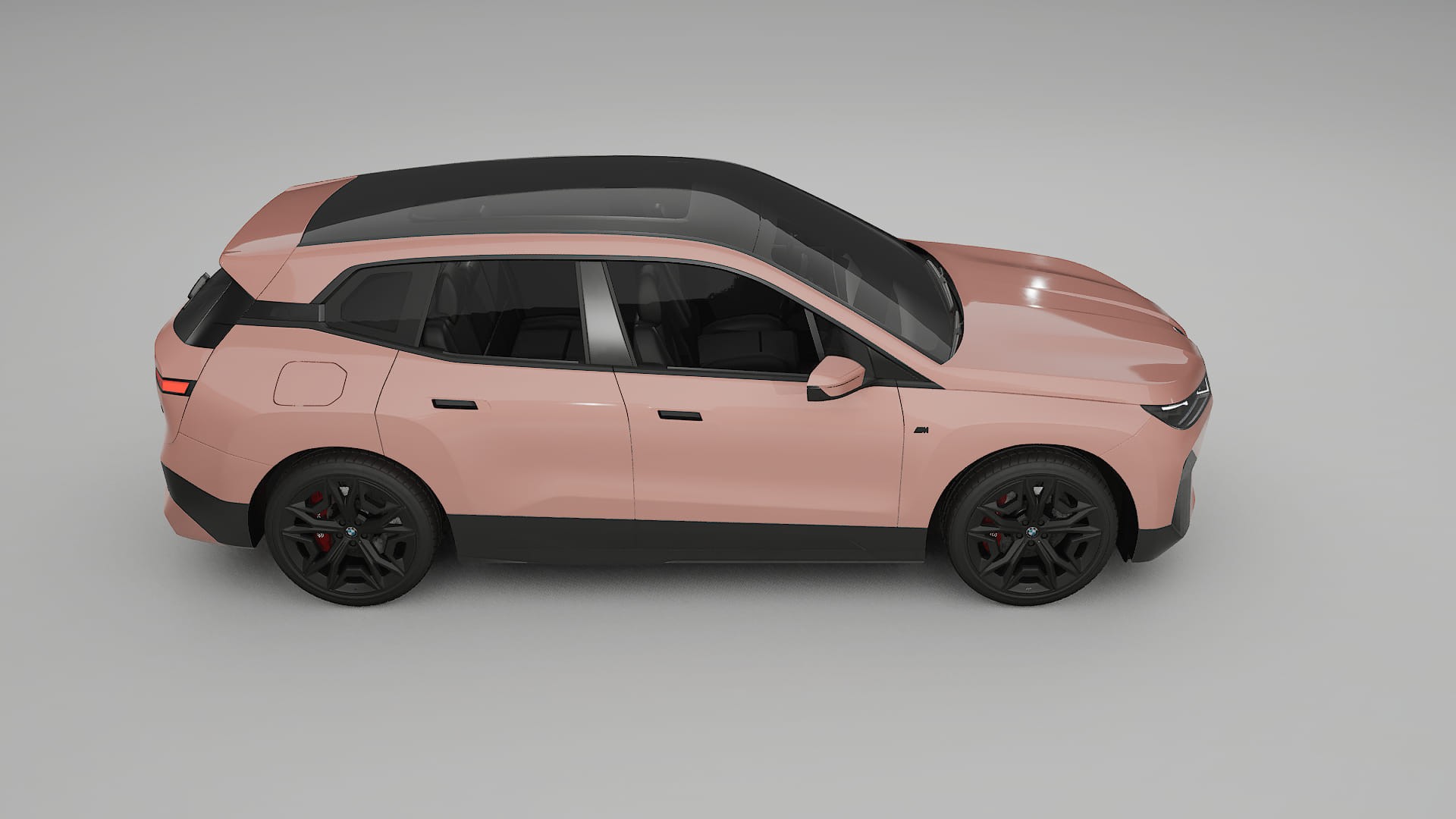 BMW iX M60 TPU Lackskyddsfilm | BLUSH Färgskiftande PPF – Komplett Förskuret Kit