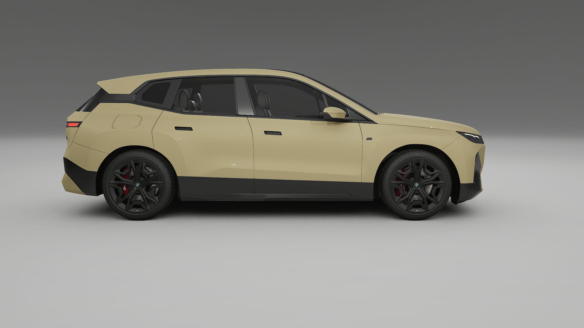 BMW iX M60 TPU Lackskyddsfilm | SAND Färgskiftande PPF – Komplett Förskuret Kit