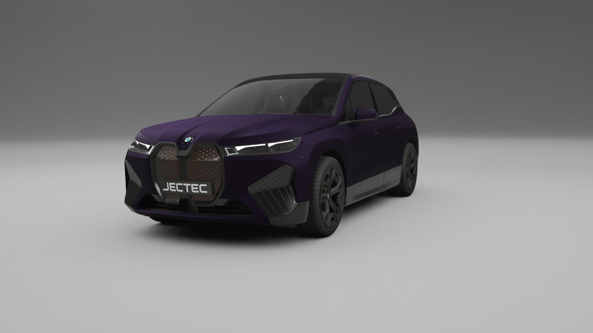 BMW iX M60 TPU Lackskyddsfilm | VIOLET Färgskiftande PPF – Komplett Förskuret Kit