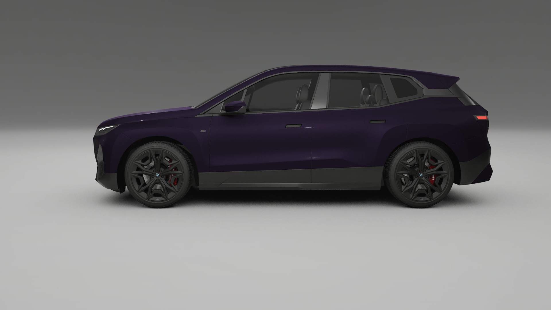 BMW iX M60 TPU Lackskyddsfilm | VIOLET Färgskiftande PPF – Komplett Förskuret Kit