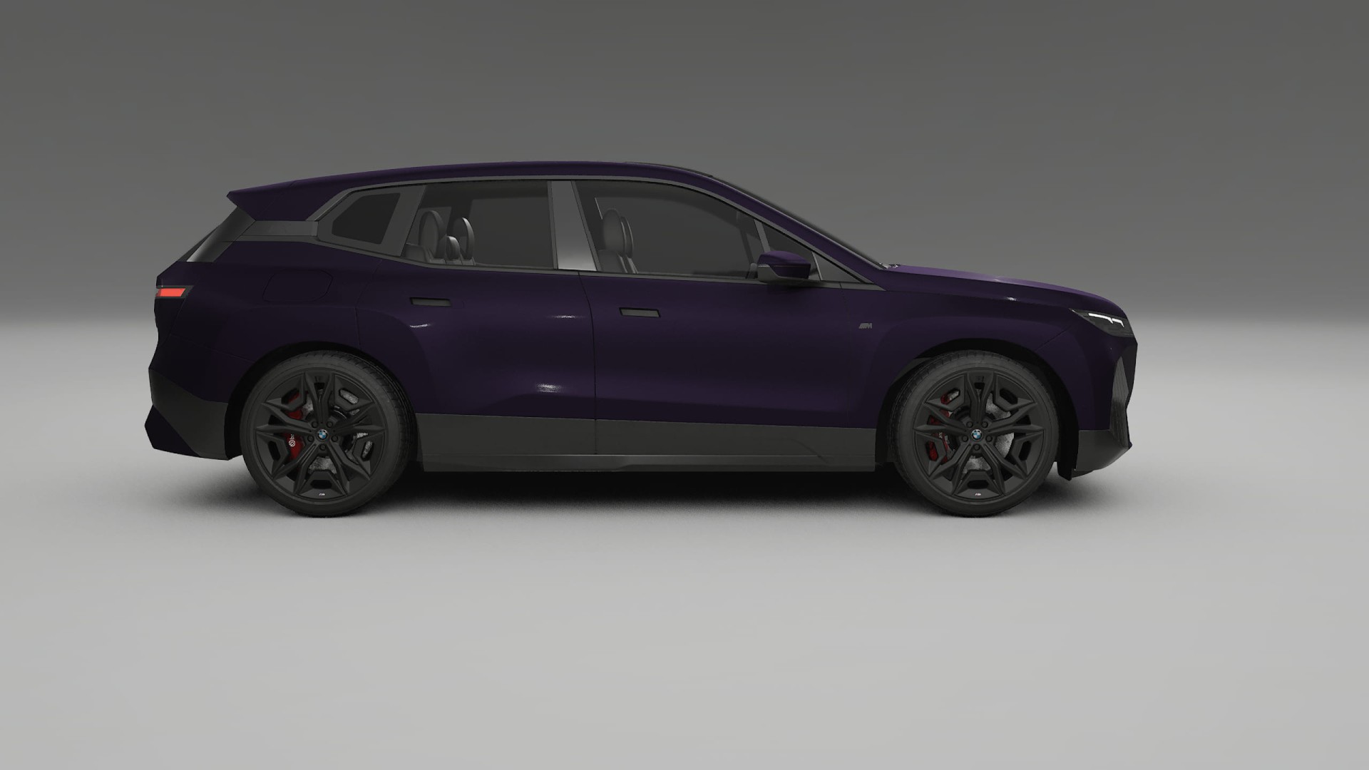 BMW iX M60 TPU Lackskyddsfilm | VIOLET Färgskiftande PPF – Komplett Förskuret Kit