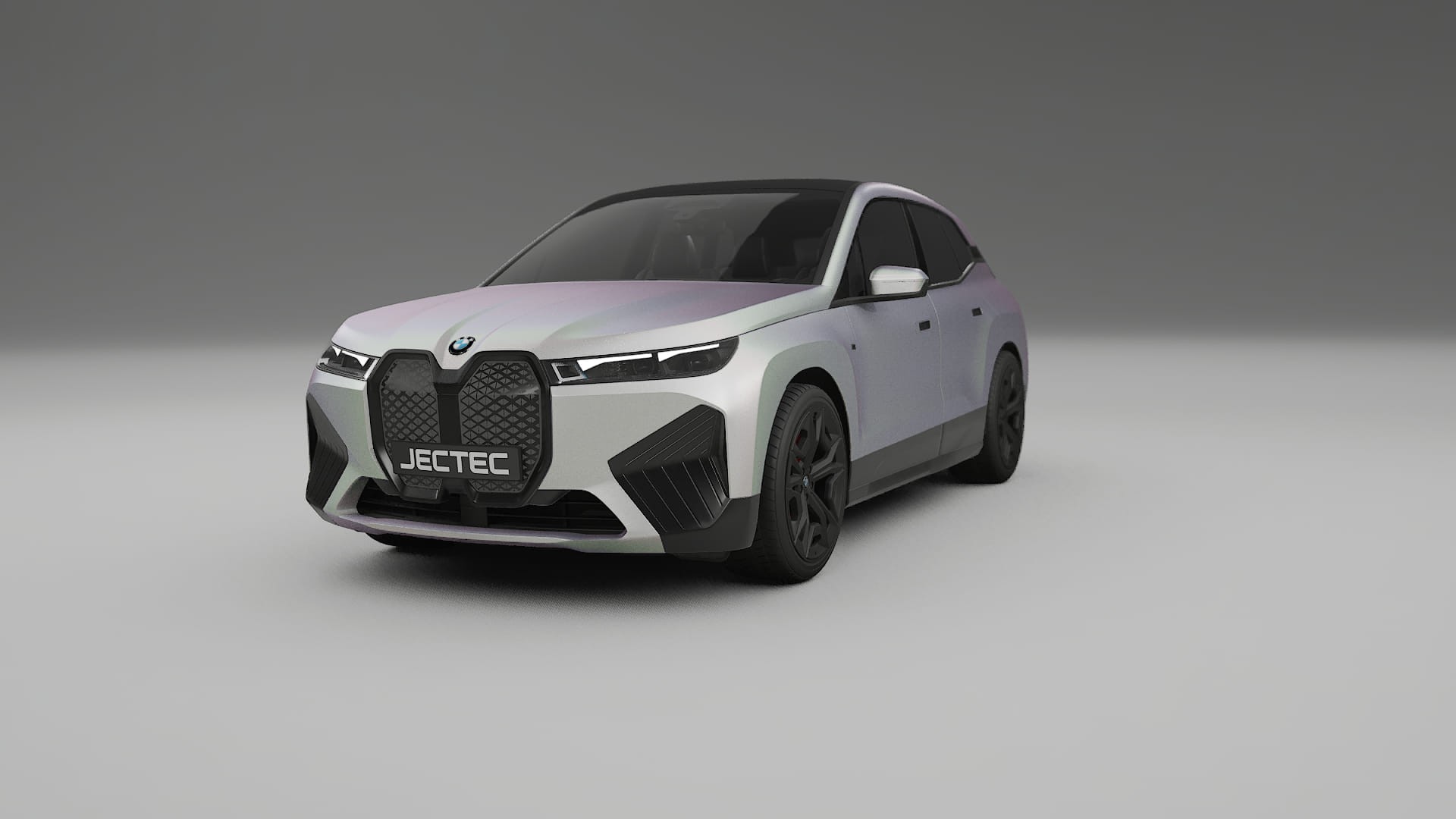 BMW iX M60 TPU Lackskyddsfilm | NEBULA Färgskiftande PPF – Komplett Förskuret Kit