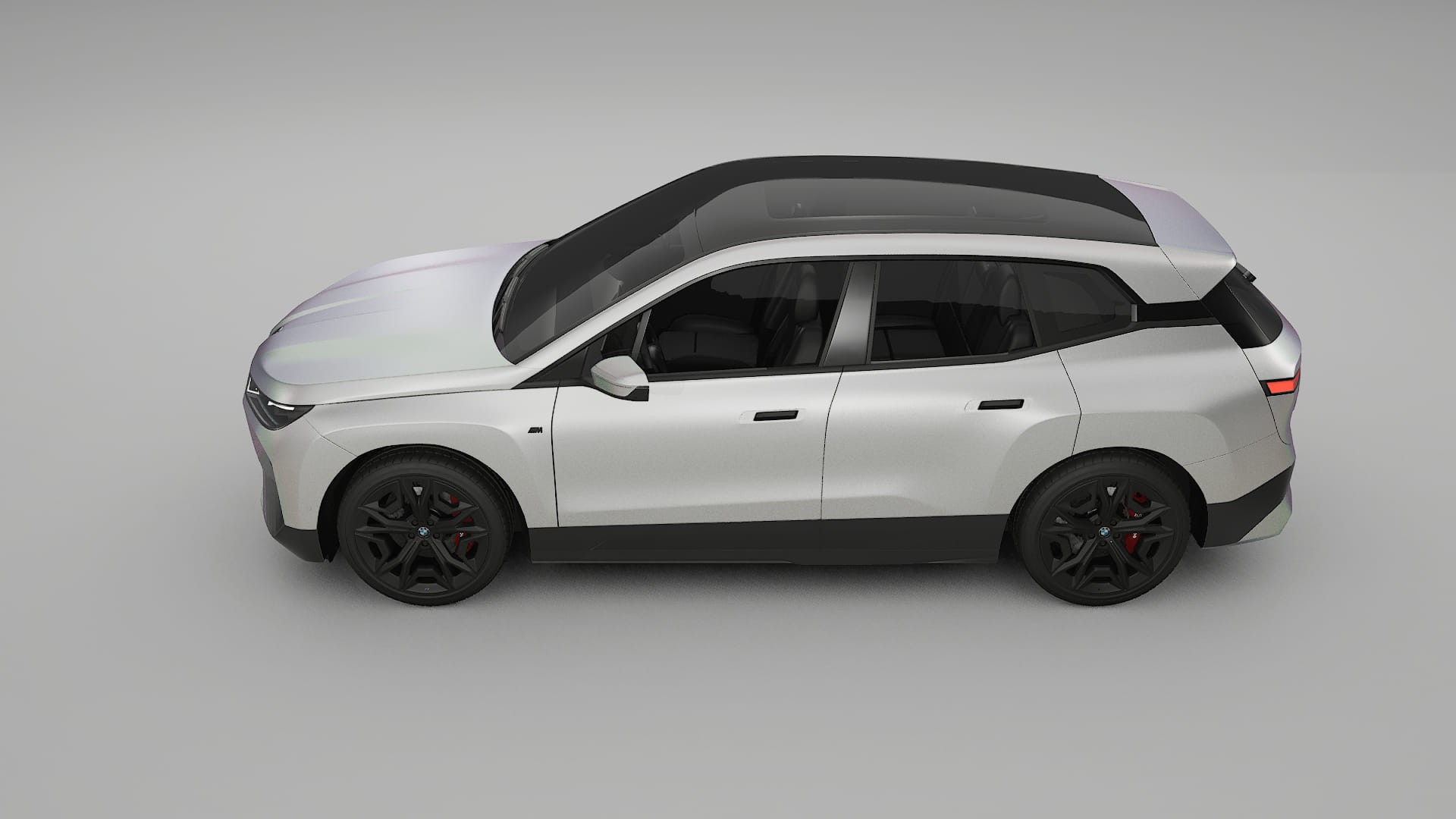 BMW iX M60 TPU Lackskyddsfilm | NEBULA Färgskiftande PPF – Komplett Förskuret Kit