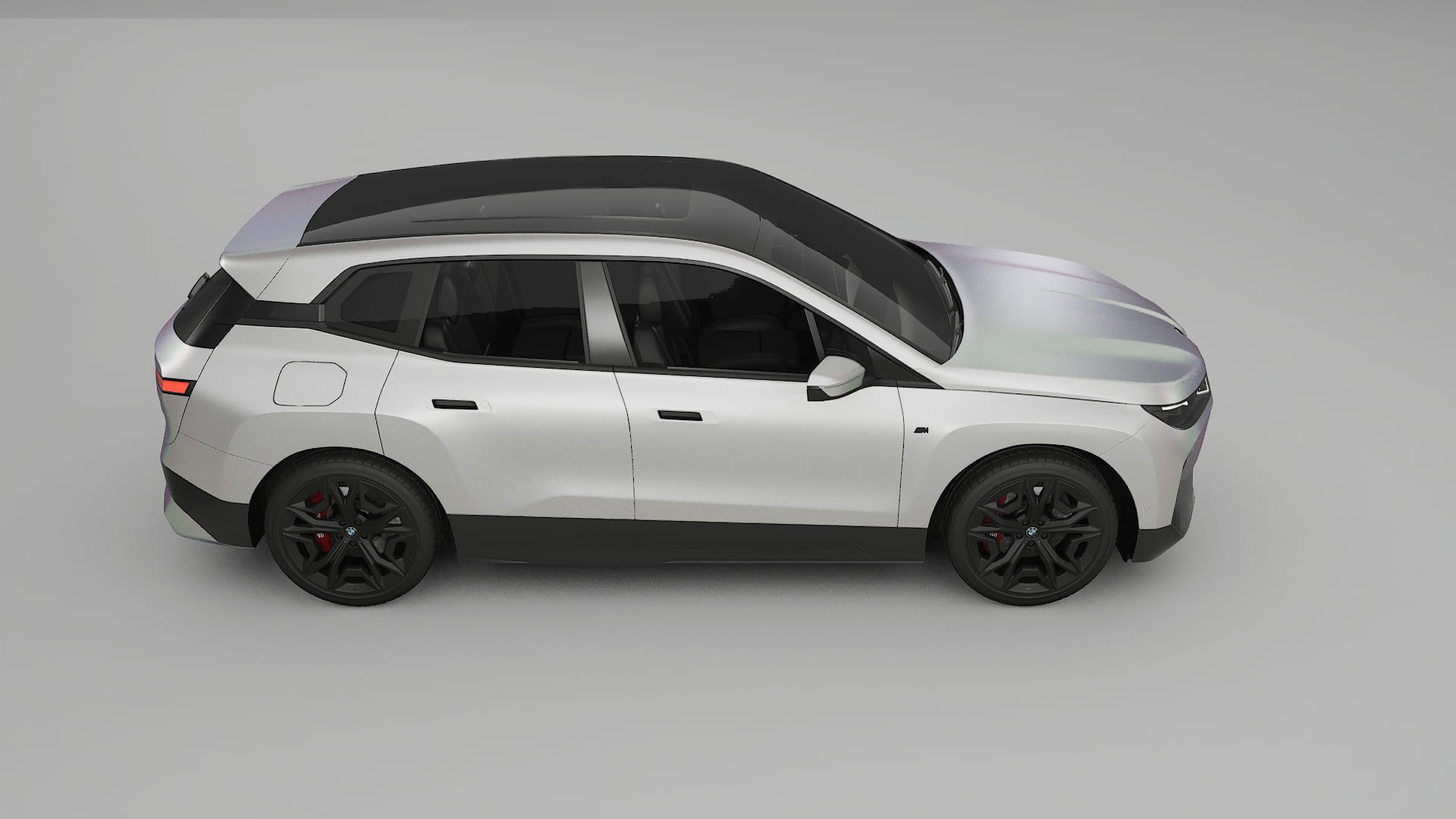 BMW iX M60 TPU Lackskyddsfilm | NEBULA Färgskiftande PPF – Komplett Förskuret Kit