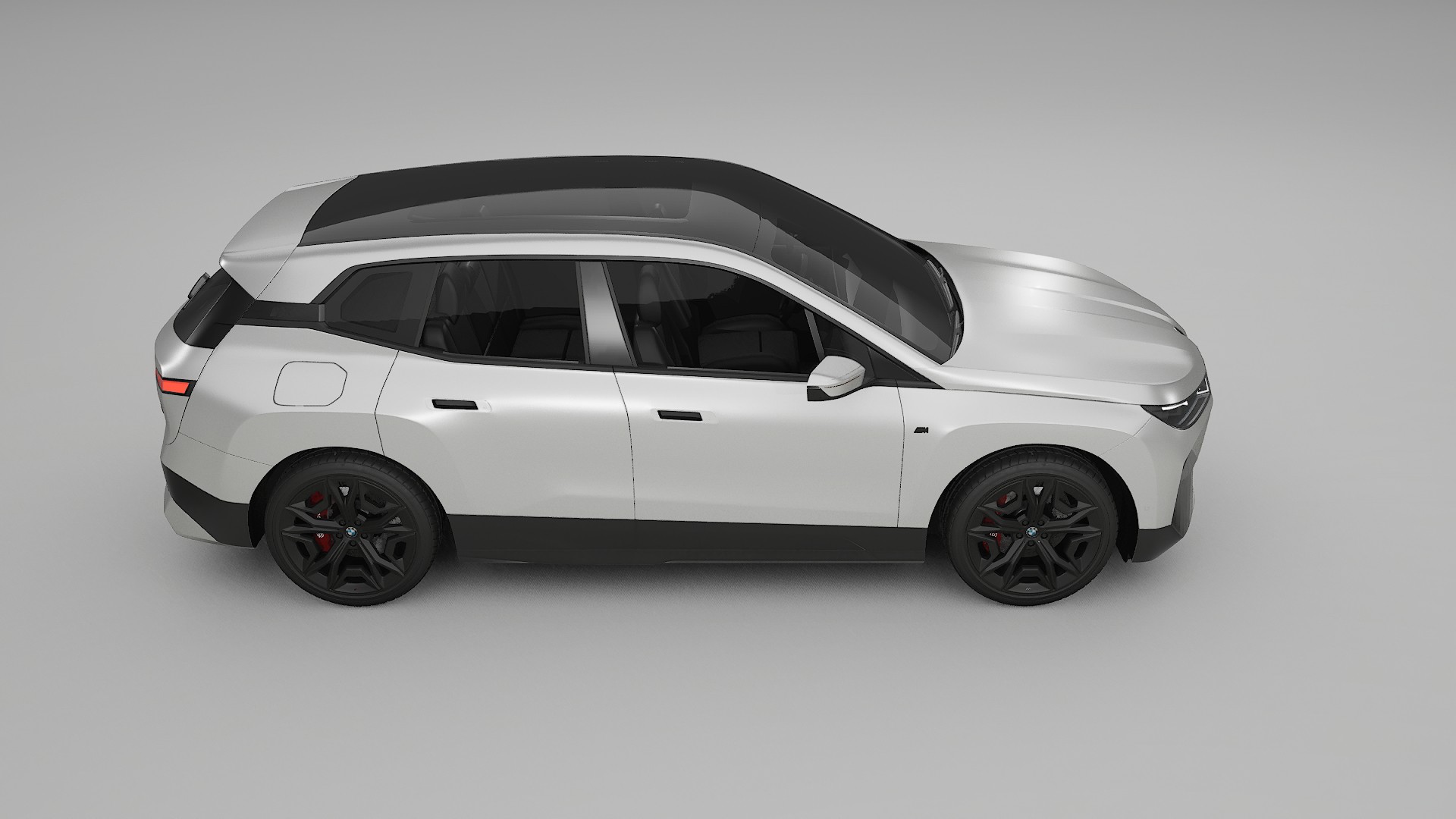 BMW iX M60 TPU Lackskyddsfilm | OPAL Färgskiftande PPF – Komplett Förskuret Kit