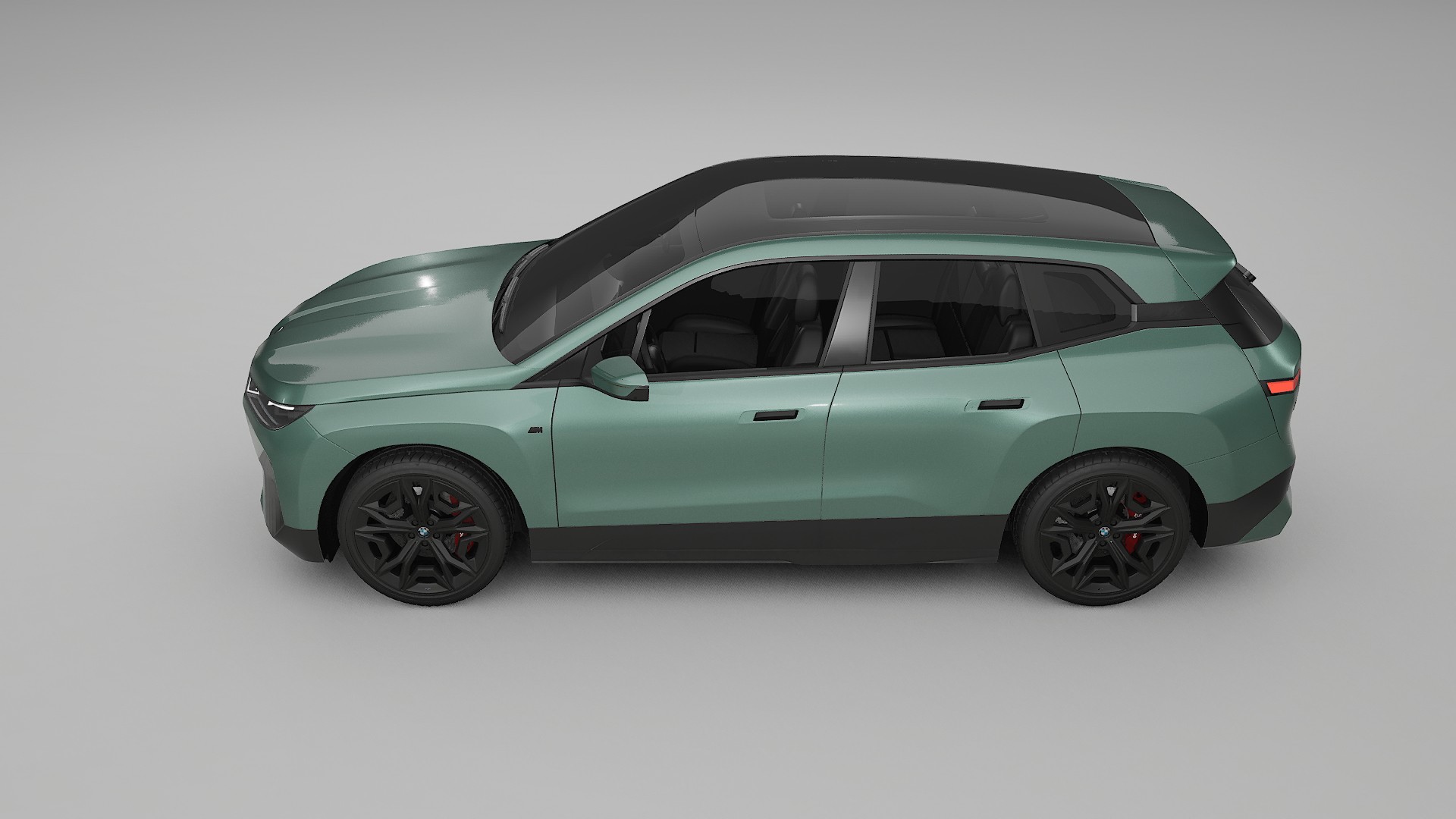 BMW iX M60 TPU Lackskyddsfilm | EVERGREEN Färgskiftande PPF – Komplett Förskuret Kit