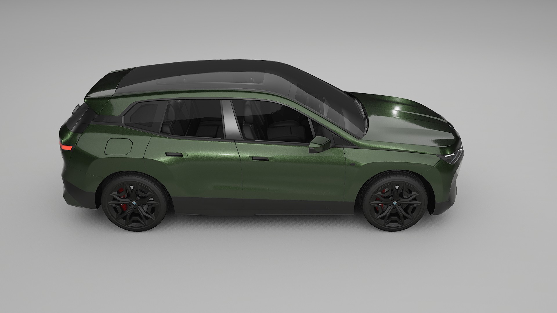 BMW iX M60 TPU Lackskyddsfilm | LAGOON Färgskiftande PPF – Komplett Förskuret Kit