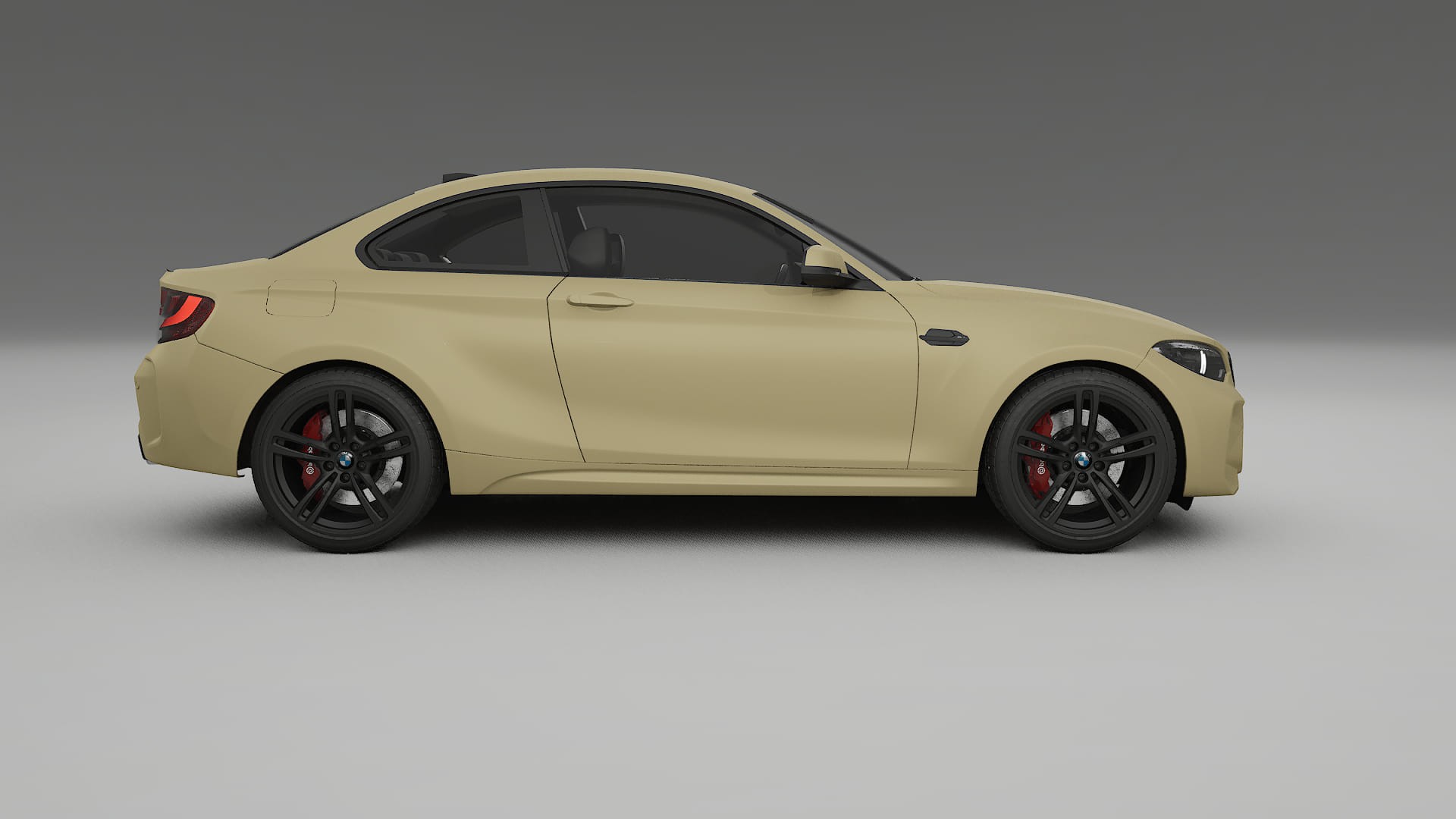 BMW M2 F87 facelift LCI TPU Lackskyddsfilm | SAND Färgskiftande PPF – Komplett Förskuret Kit