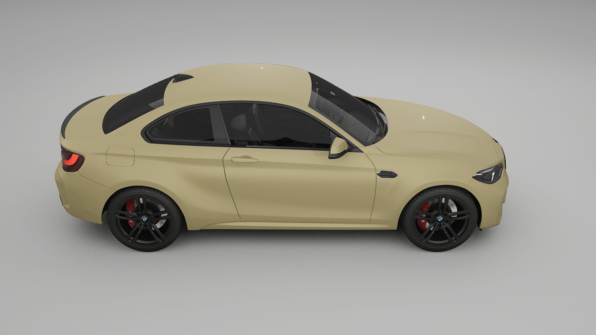 BMW M2 F87 facelift LCI TPU Lackskyddsfilm | SAND Färgskiftande PPF – Komplett Förskuret Kit