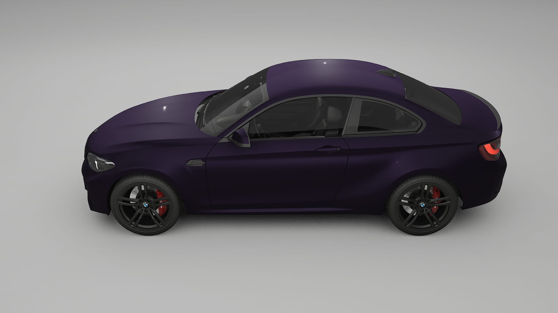 BMW M2 F87 facelift LCI TPU Lackskyddsfilm | VIOLET Färgskiftande PPF – Komplett Förskuret Kit