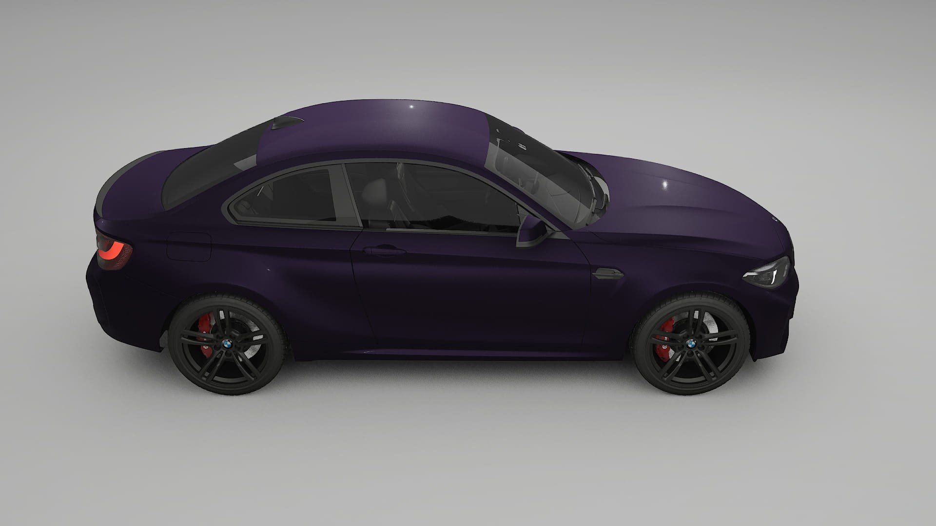 BMW M2 F87 facelift LCI TPU Lackskyddsfilm | VIOLET Färgskiftande PPF – Komplett Förskuret Kit