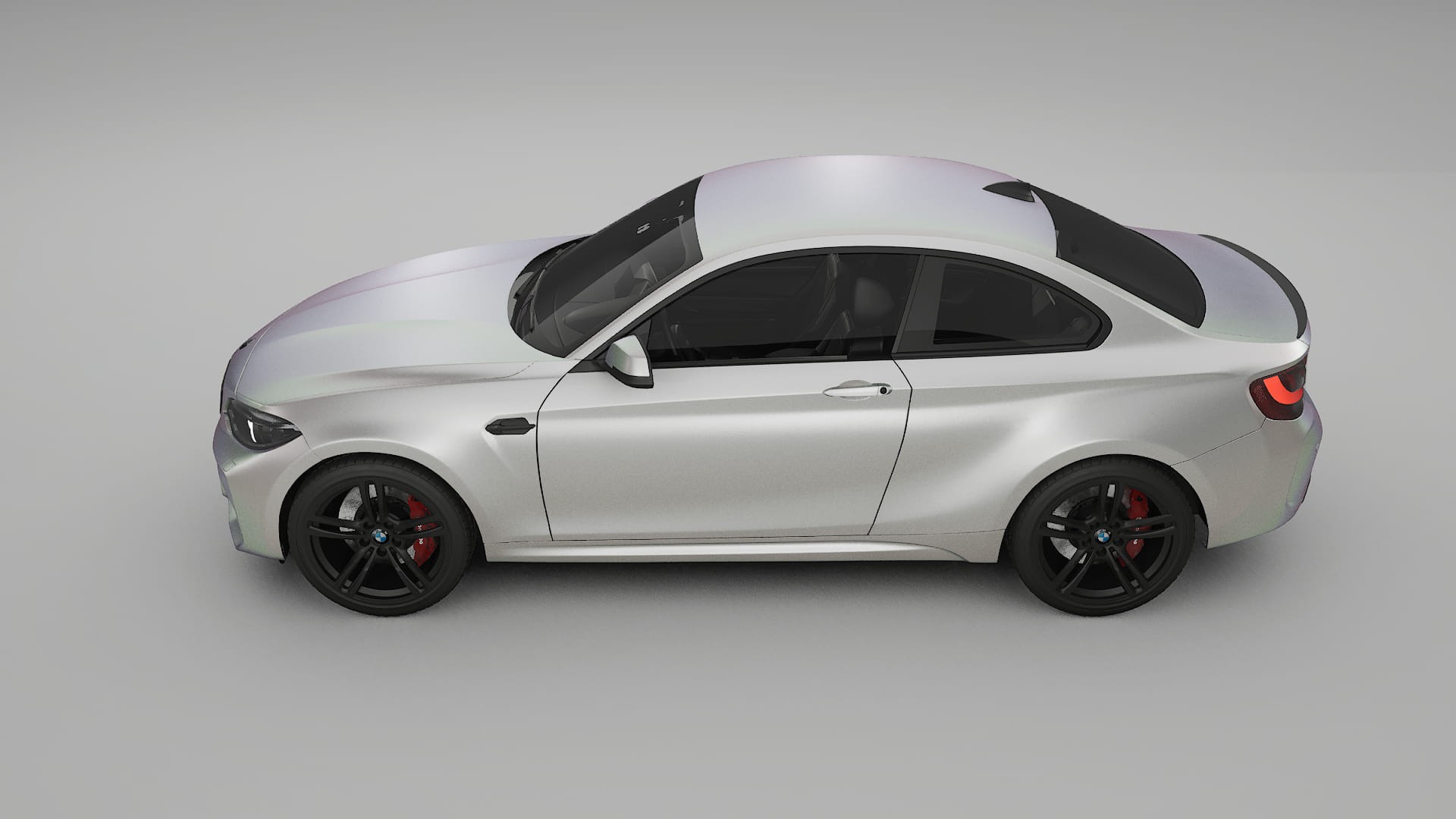 BMW M2 F87 facelift LCI TPU Lackskyddsfilm | NEBULA Färgskiftande PPF – Komplett Förskuret Kit