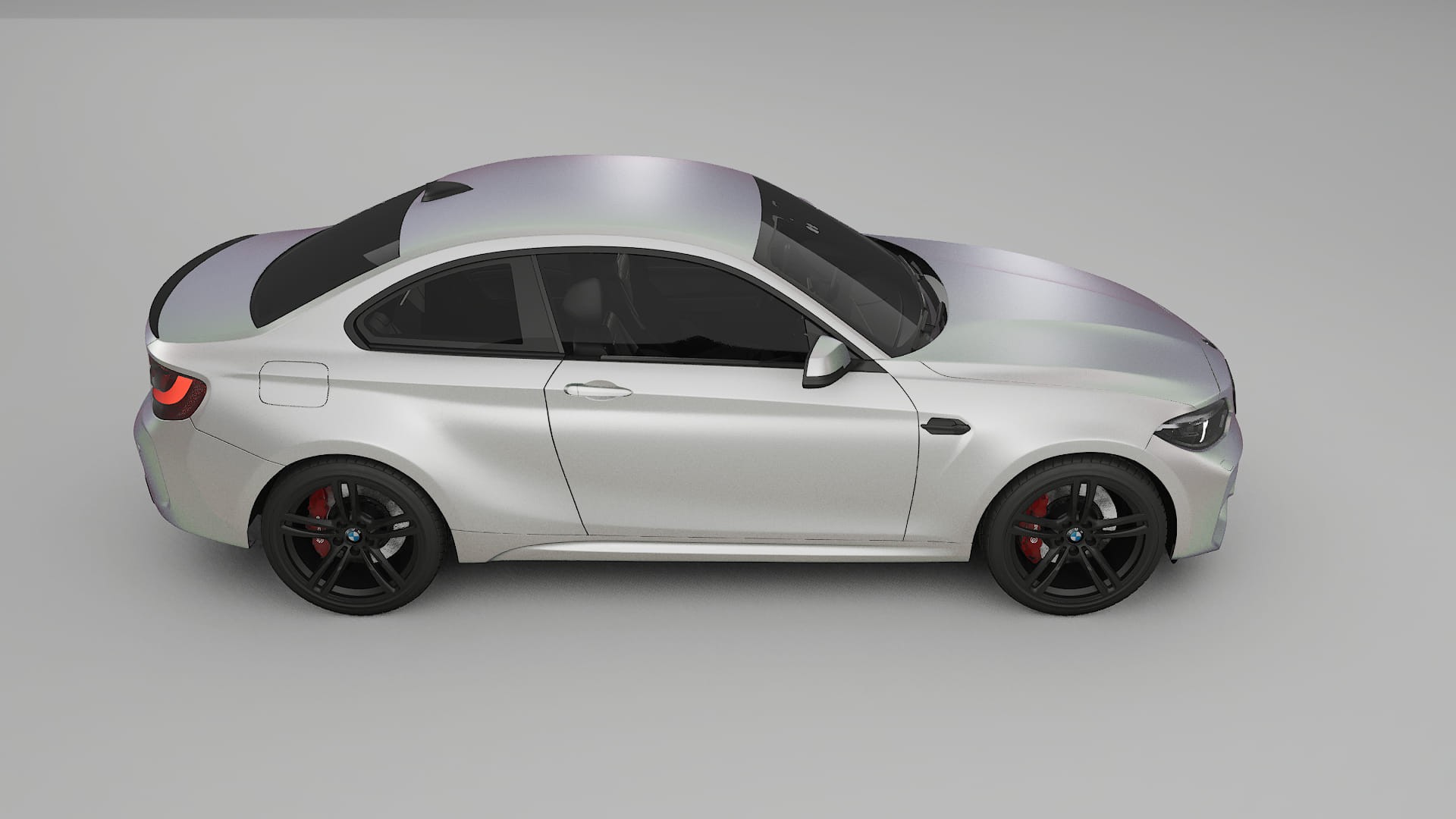 BMW M2 F87 facelift LCI TPU Lackskyddsfilm | NEBULA Färgskiftande PPF – Komplett Förskuret Kit