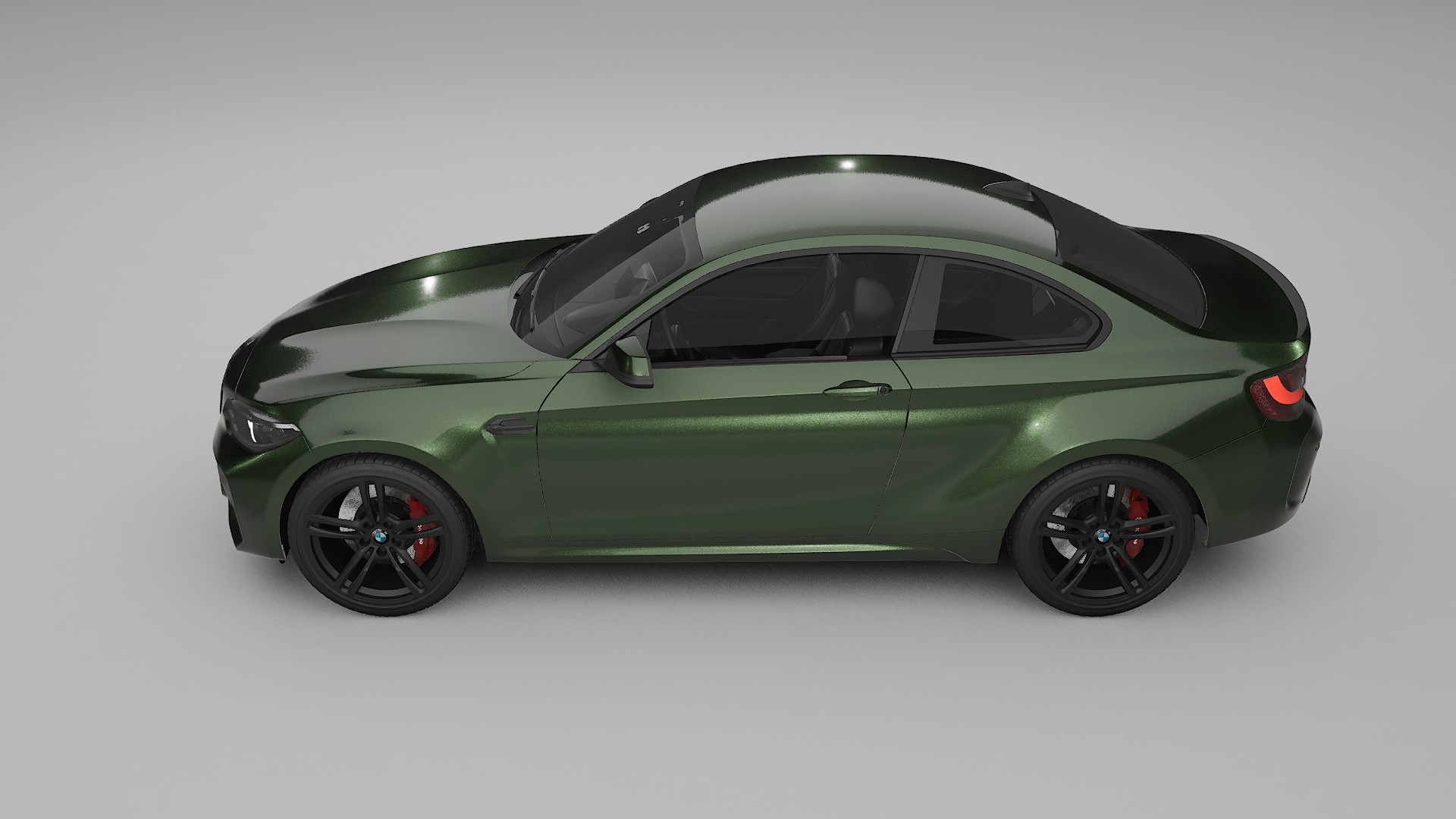 BMW M2 F87 facelift LCI TPU Lackskyddsfilm | LAGOON Färgskiftande PPF – Komplett Förskuret Kit