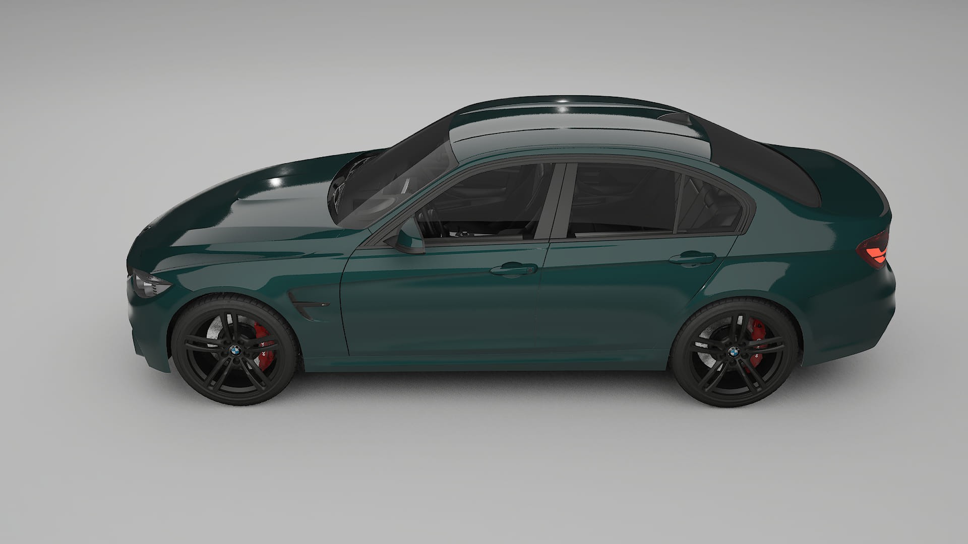 BMW M3 F80 TPU Lackskyddsfilm | INFERNO Färgskiftande PPF – Komplett Förskuret Kit