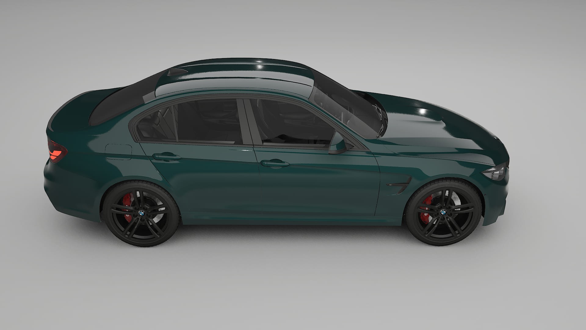 BMW M3 F80 TPU Lackskyddsfilm | INFERNO Färgskiftande PPF – Komplett Förskuret Kit