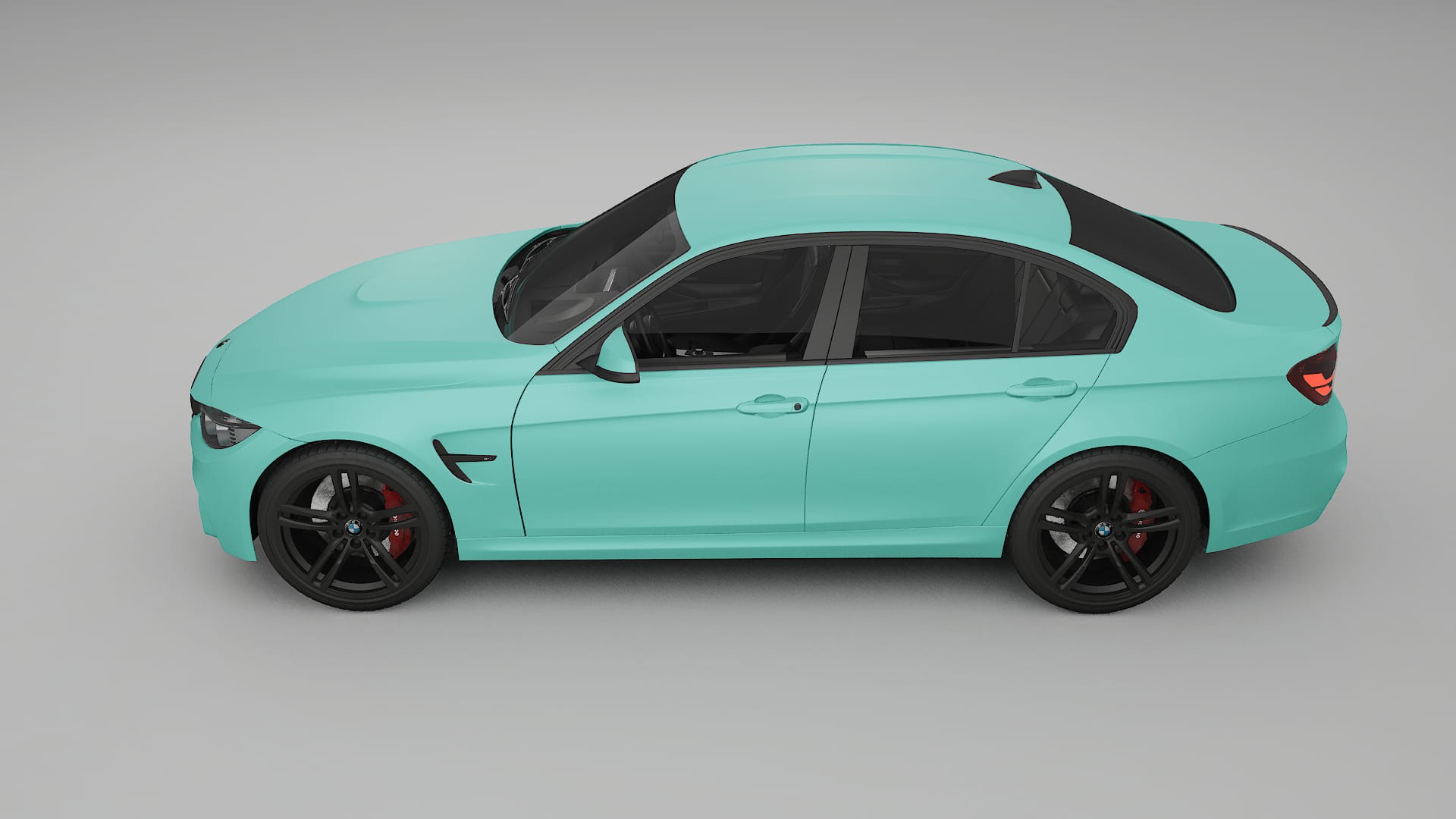 BMW M3 F80 TPU Lackskyddsfilm | FROST Färgskiftande PPF – Komplett Förskuret Kit