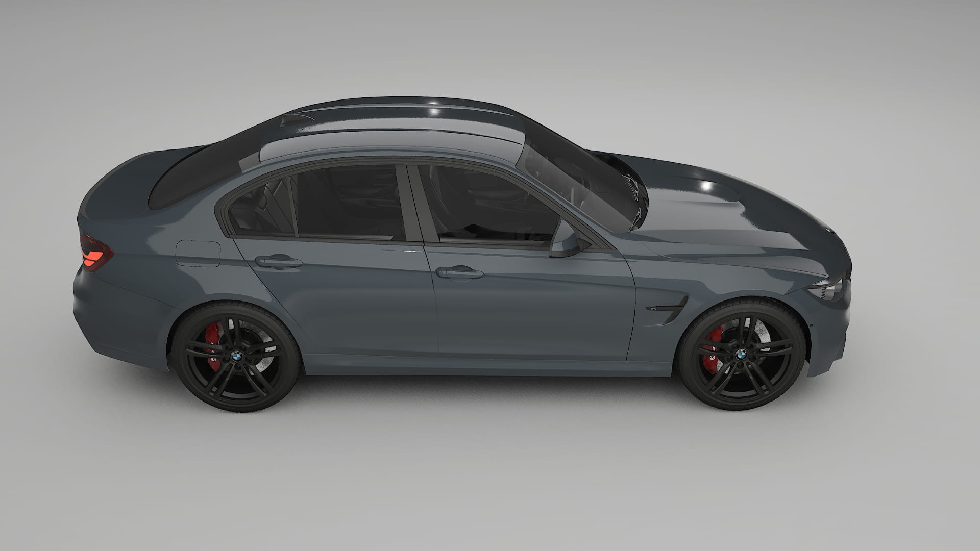 BMW M3 F80 TPU Lackskyddsfilm | GRANITE Färgskiftande PPF – Komplett Förskuret Kit