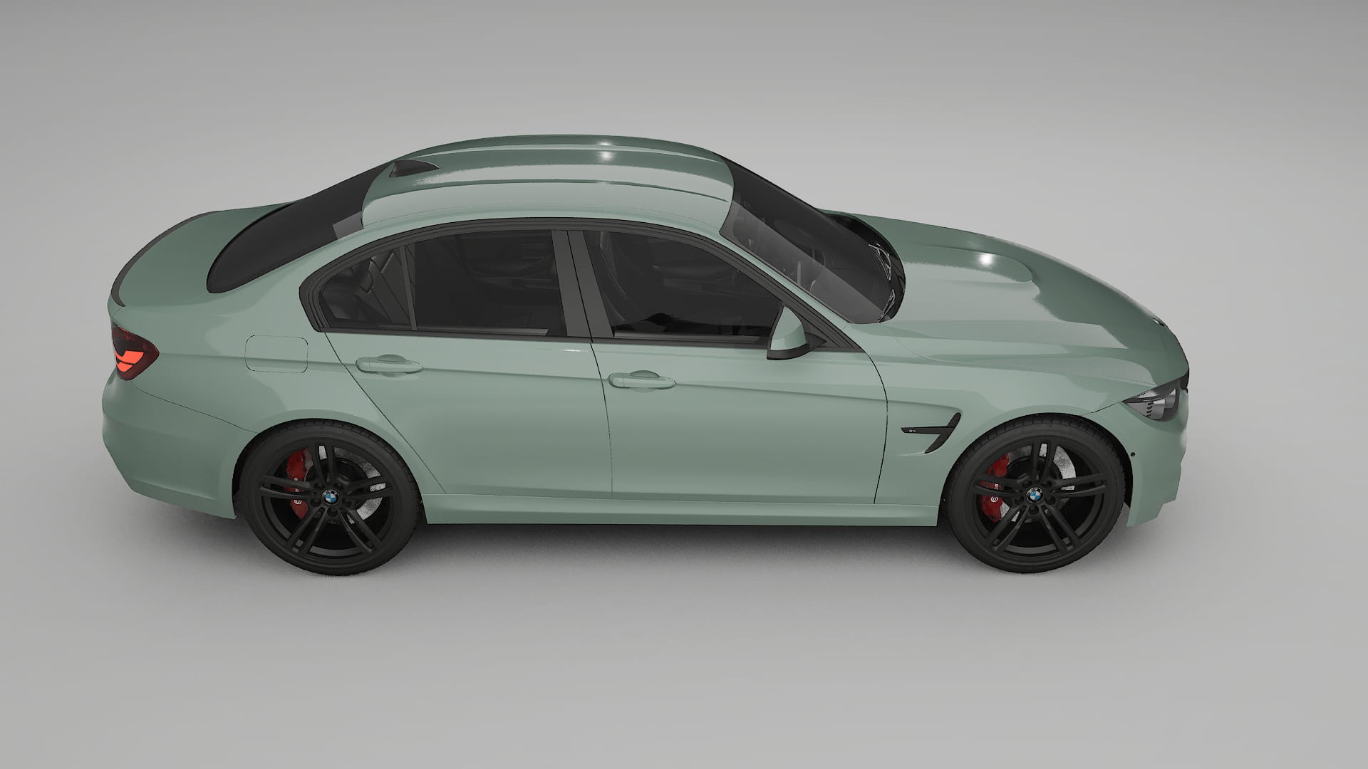 BMW M3 F80 TPU Lackskyddsfilm | CINDER Färgskiftande PPF – Komplett Förskuret Kit