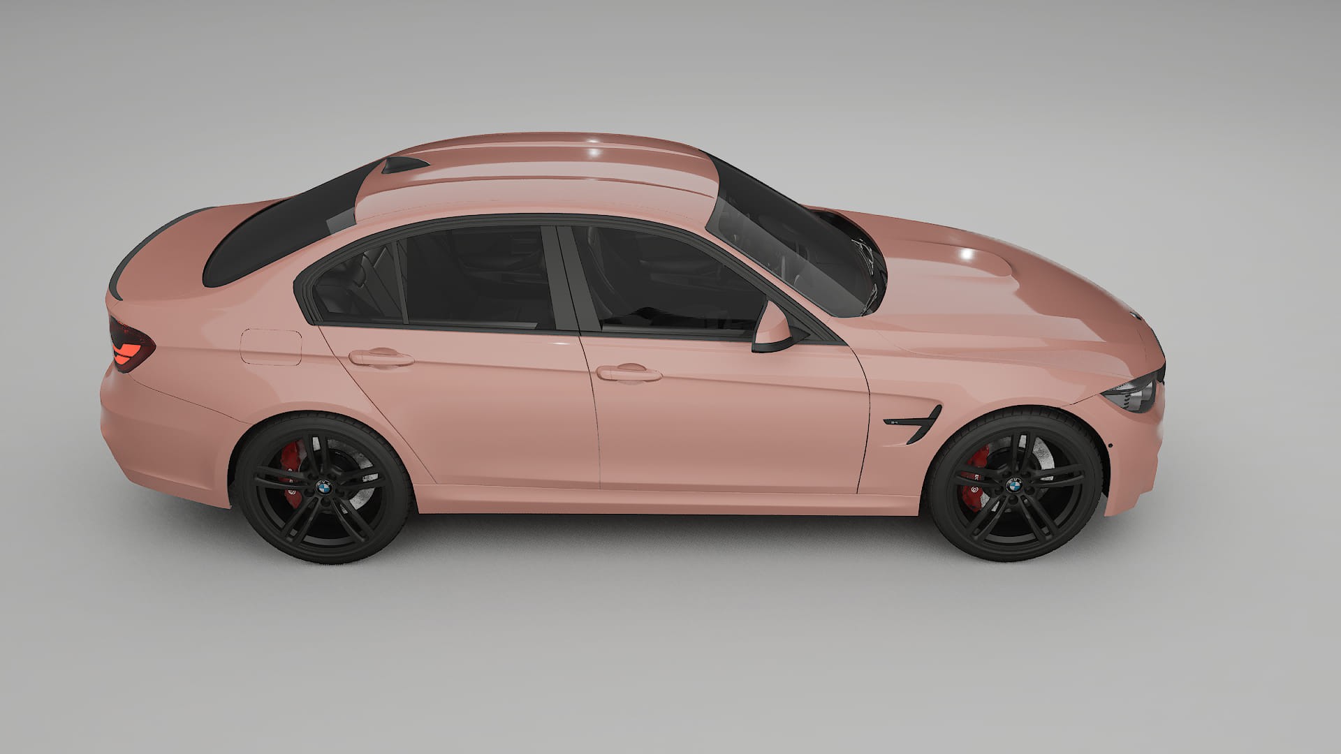 BMW M3 F80 TPU Lackskyddsfilm | BLUSH Färgskiftande PPF – Komplett Förskuret Kit