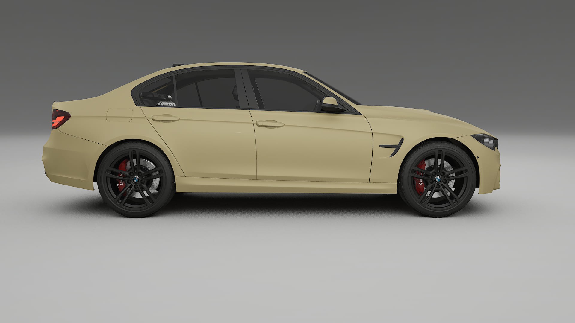 BMW M3 F80 TPU Lackskyddsfilm | SAND Färgskiftande PPF – Komplett Förskuret Kit