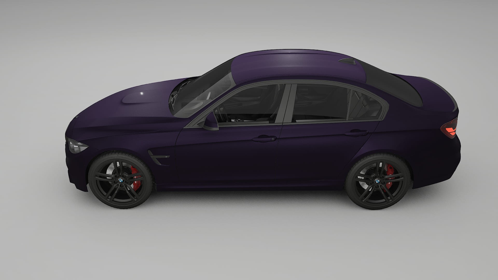 BMW M3 F80 TPU Lackskyddsfilm | VIOLET Färgskiftande PPF – Komplett Förskuret Kit
