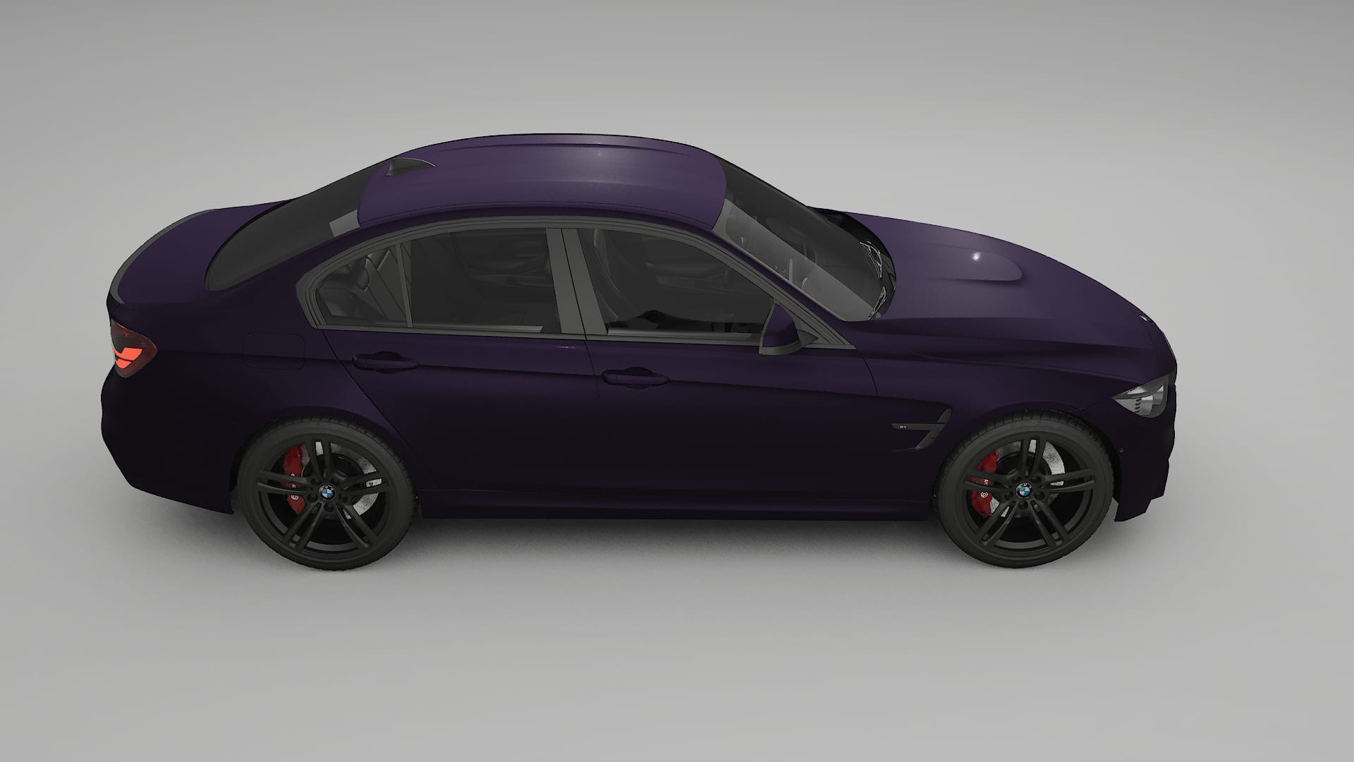 BMW M3 F80 TPU Lackskyddsfilm | VIOLET Färgskiftande PPF – Komplett Förskuret Kit