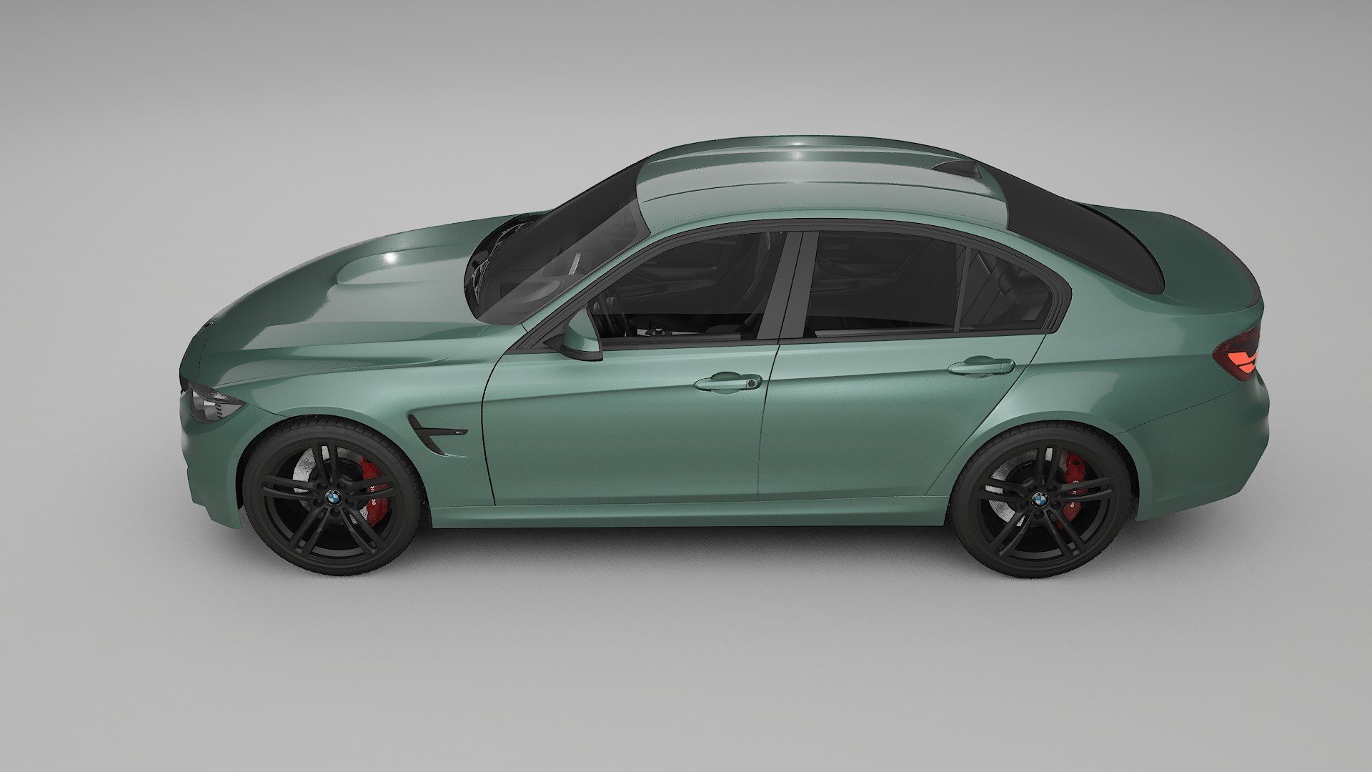 BMW M3 F80 TPU Lackskyddsfilm | EVERGREEN Färgskiftande PPF – Komplett Förskuret Kit