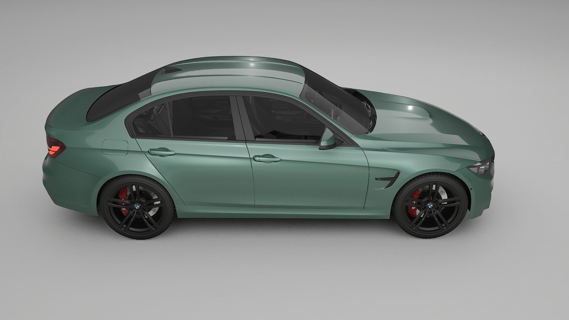 BMW M3 F80 TPU Lackskyddsfilm | EVERGREEN Färgskiftande PPF – Komplett Förskuret Kit