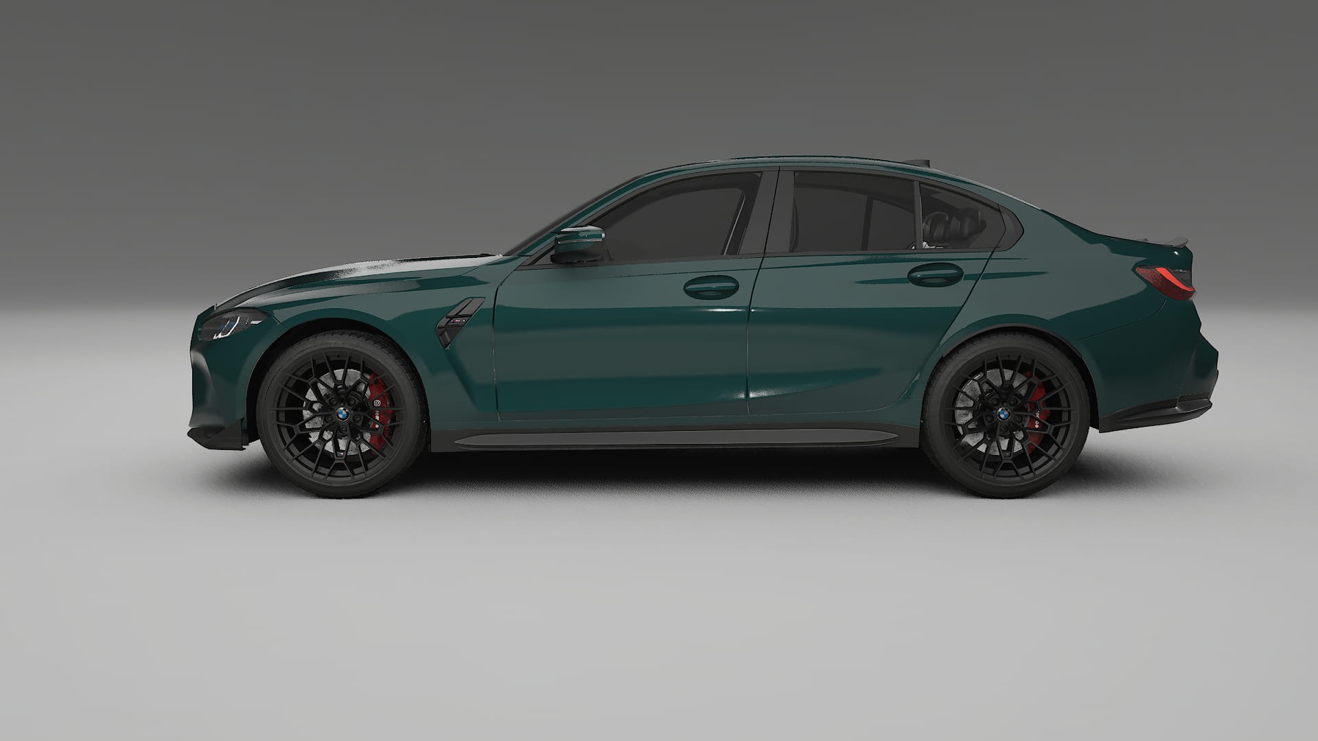 BMW M3 G80 Competition CS TPU Lackskyddsfilm | INFERNO Färgskiftande PPF – Komplett Förskuret Kit