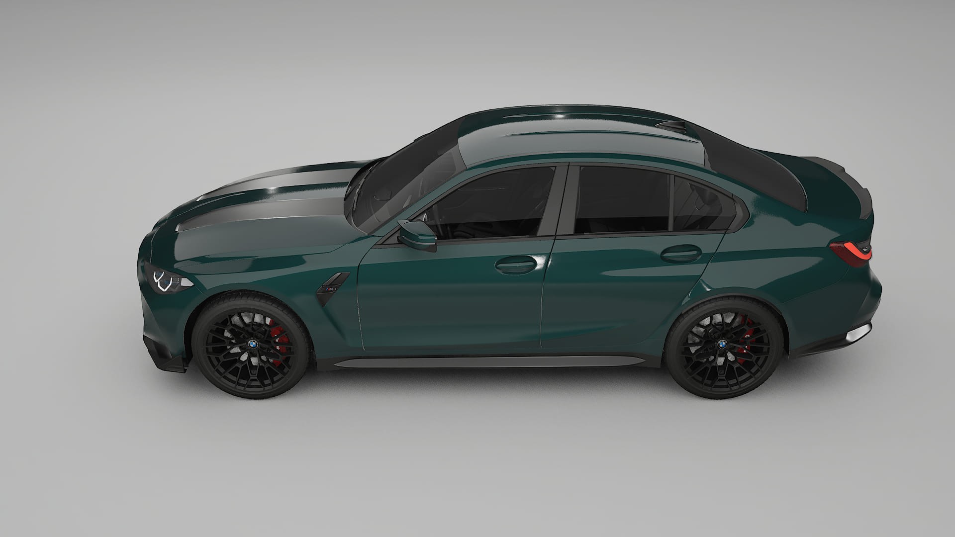 BMW M3 G80 Competition CS TPU Lackskyddsfilm | INFERNO Färgskiftande PPF – Komplett Förskuret Kit