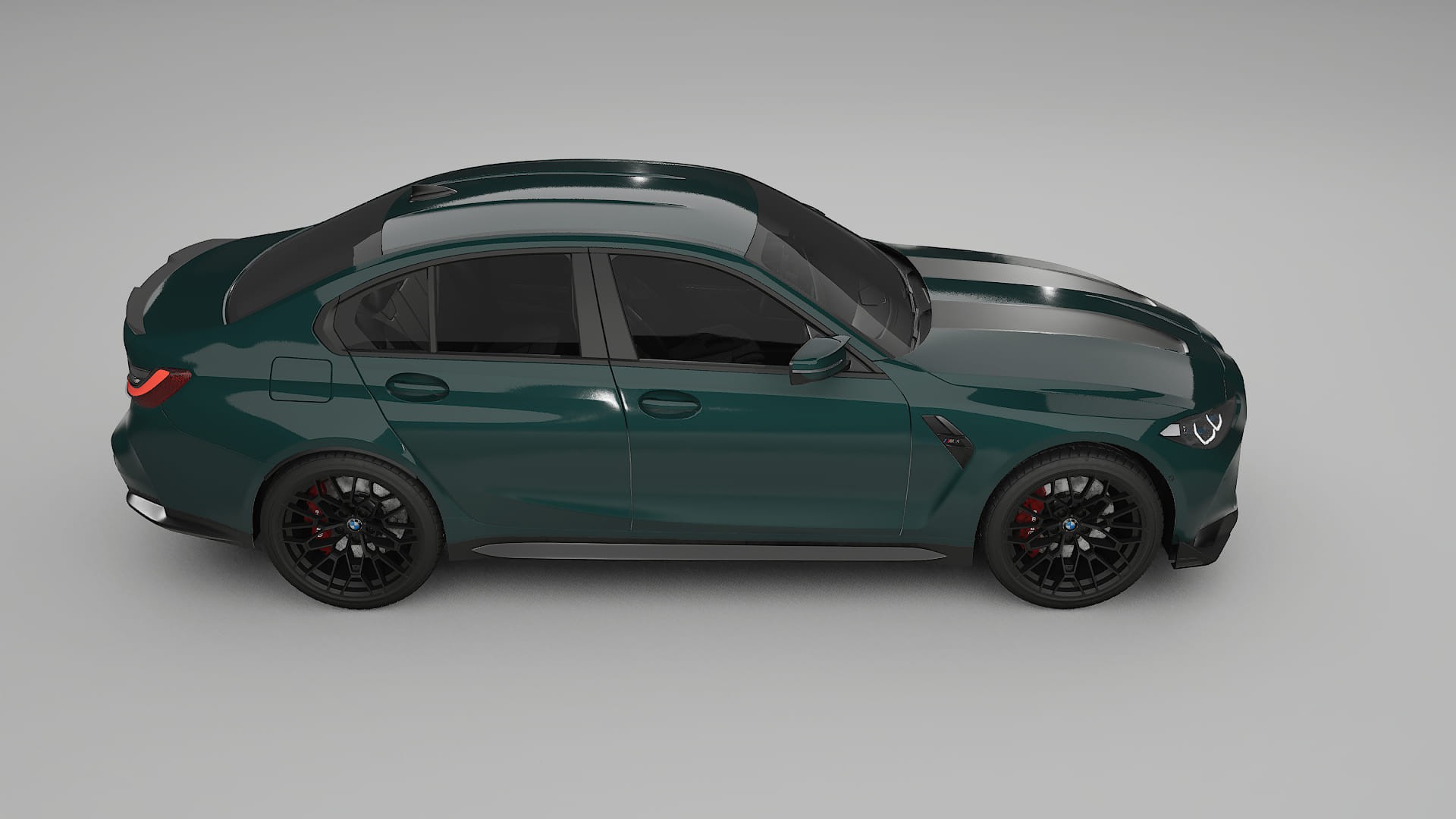 BMW M3 G80 Competition CS TPU Lackskyddsfilm | INFERNO Färgskiftande PPF – Komplett Förskuret Kit