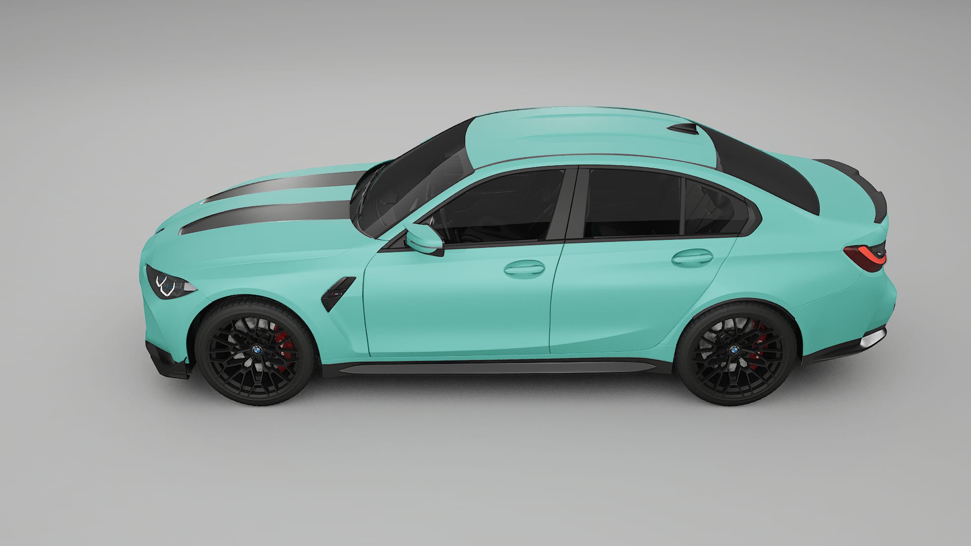 BMW M3 G80 Competition CS TPU Lackskyddsfilm | FROST Färgskiftande PPF – Komplett Förskuret Kit