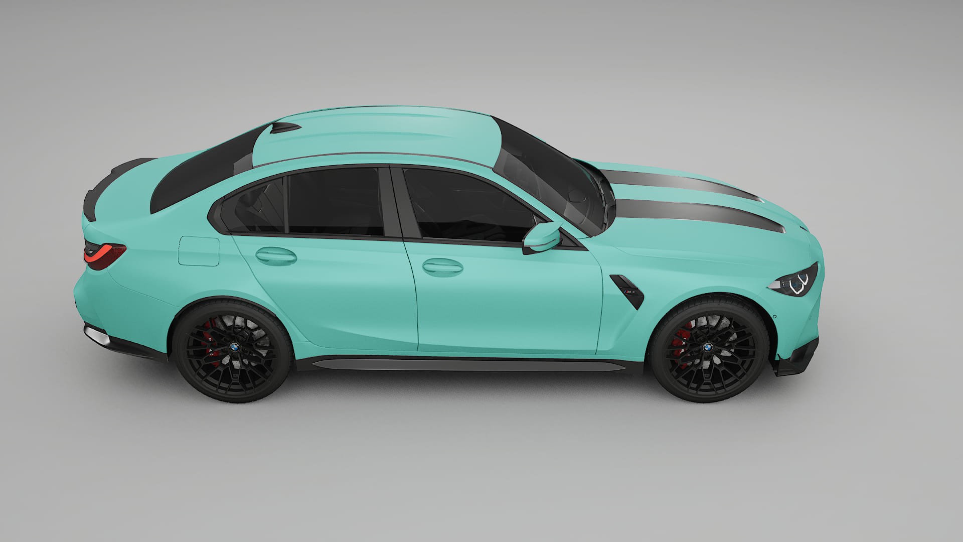 BMW M3 G80 Competition CS TPU Lackskyddsfilm | FROST Färgskiftande PPF – Komplett Förskuret Kit