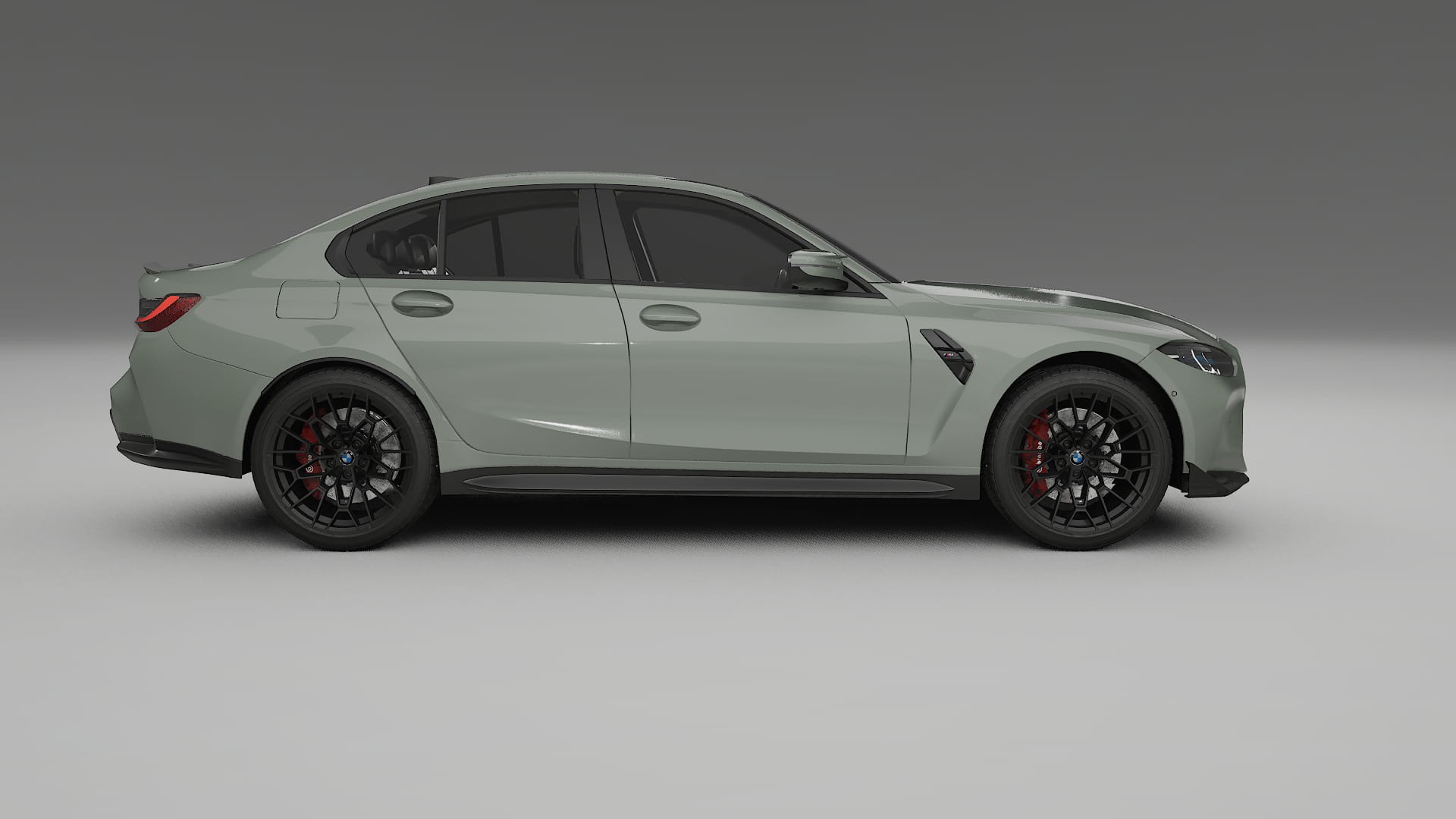 BMW M3 G80 Competition CS TPU Lackskyddsfilm | SLATE Färgskiftande PPF – Komplett Förskuret Kit
