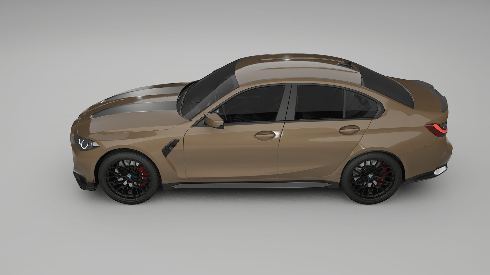 BMW M3 G80 Competition CS TPU Lackskyddsfilm | SAHARA Färgskiftande PPF – Komplett Förskuret Kit