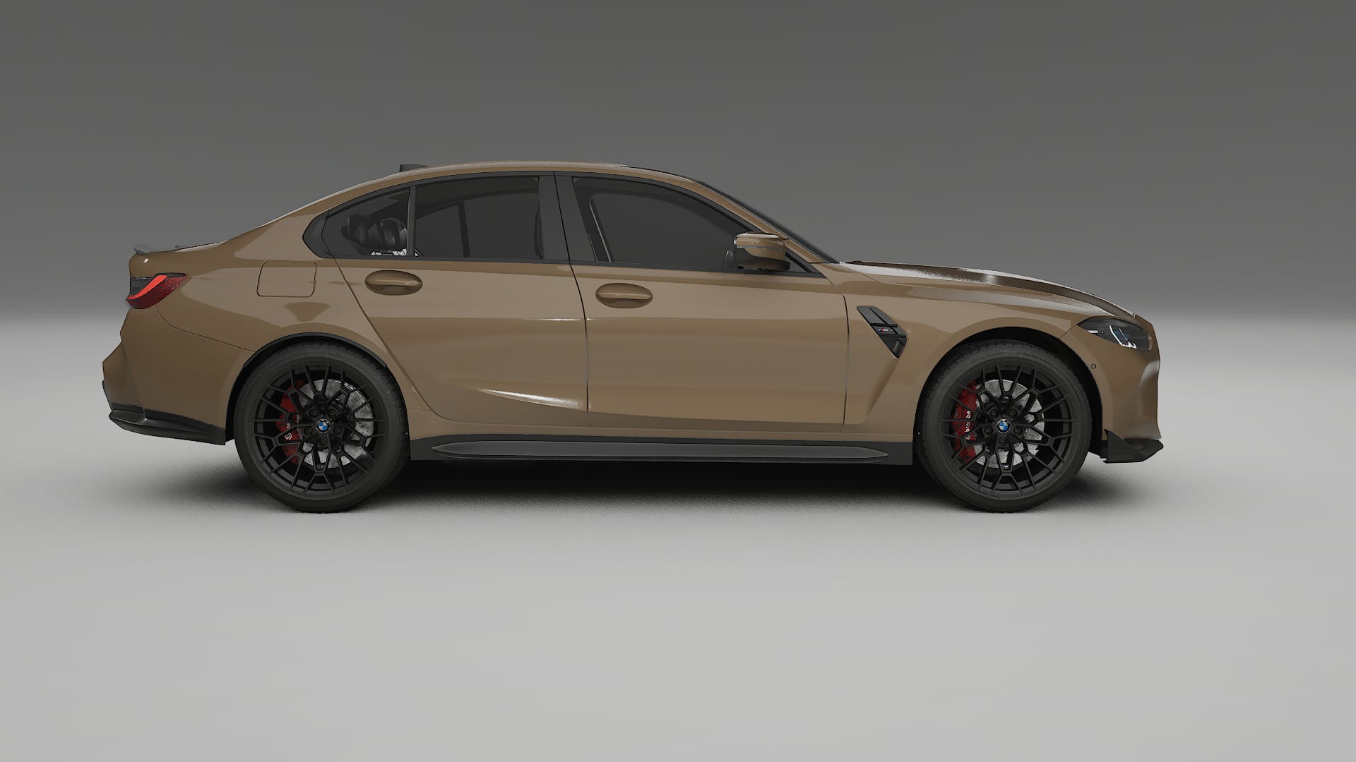 BMW M3 G80 Competition CS TPU Lackskyddsfilm | SAHARA Färgskiftande PPF – Komplett Förskuret Kit