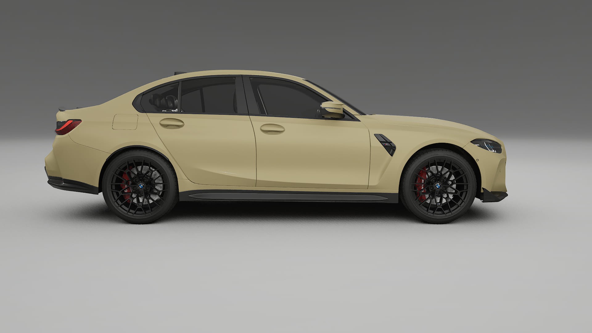 BMW M3 G80 Competition CS TPU Lackskyddsfilm | SAND Färgskiftande PPF – Komplett Förskuret Kit