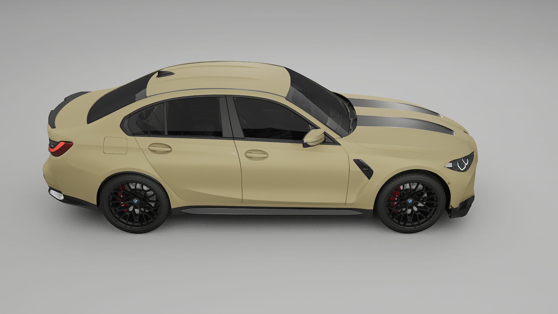 BMW M3 G80 Competition CS TPU Lackskyddsfilm | SAND Färgskiftande PPF – Komplett Förskuret Kit