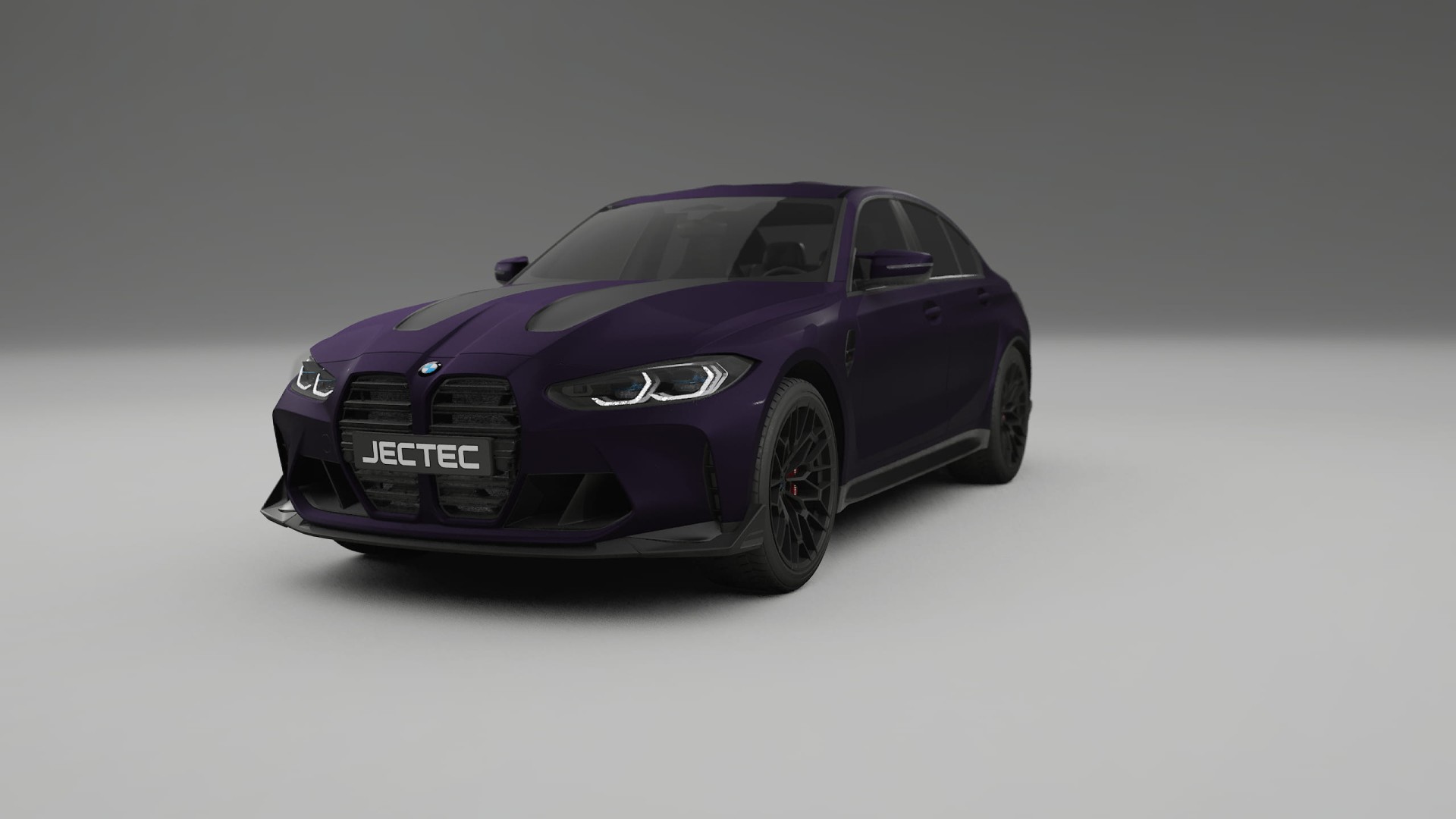 BMW M3 G80 Competition CS TPU Lackskyddsfilm | VIOLET Färgskiftande PPF – Komplett Förskuret Kit