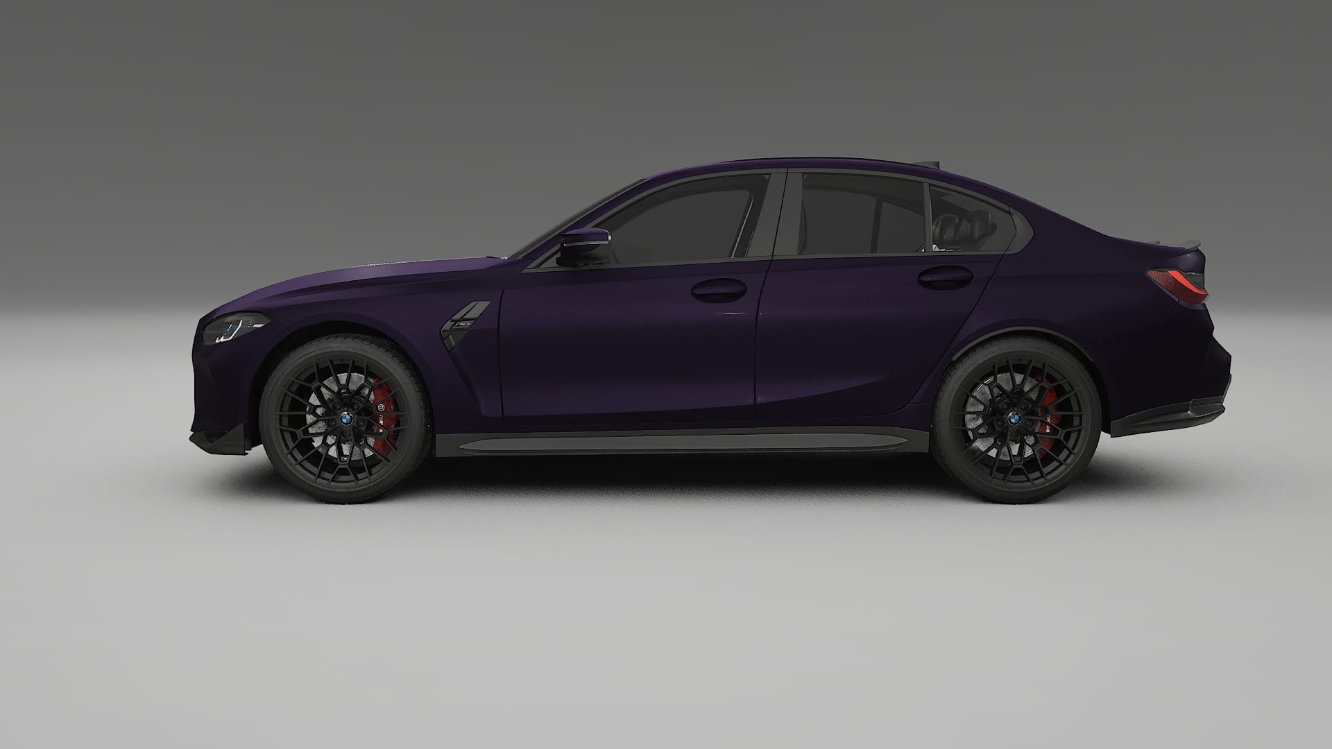 BMW M3 G80 Competition CS TPU Lackskyddsfilm | VIOLET Färgskiftande PPF – Komplett Förskuret Kit