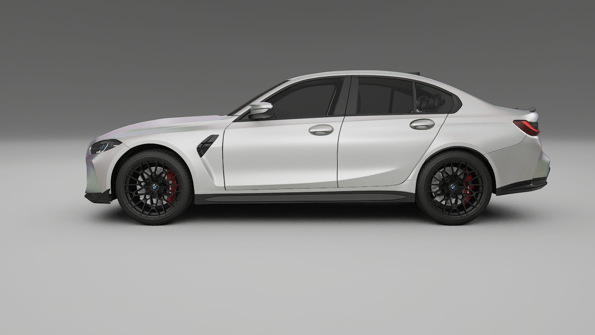 BMW M3 G80 Competition CS TPU Lackskyddsfilm | NEBULA Färgskiftande PPF – Komplett Förskuret Kit