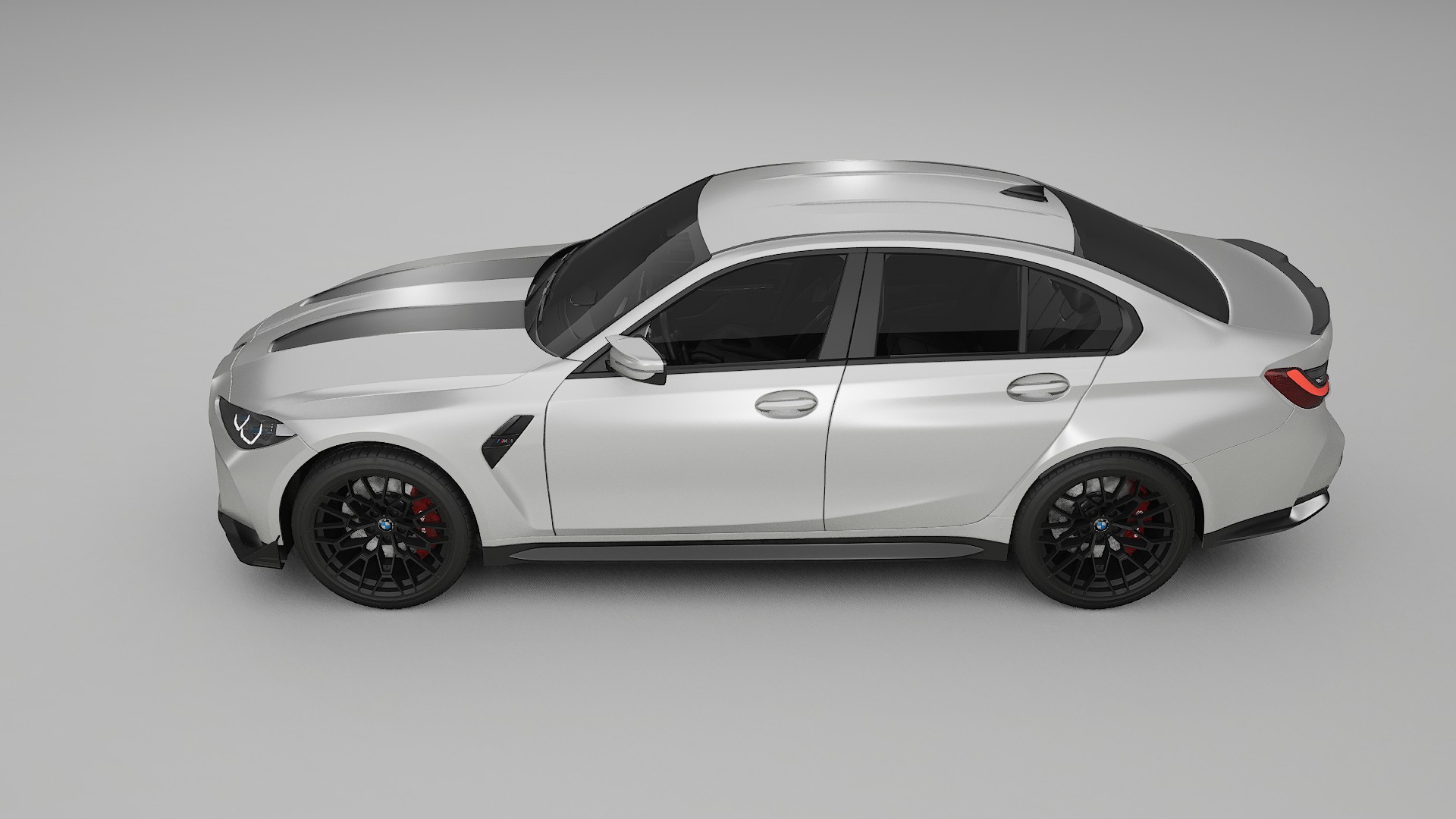 BMW M3 G80 Competition CS TPU Lackskyddsfilm | OPAL Färgskiftande PPF – Komplett Förskuret Kit