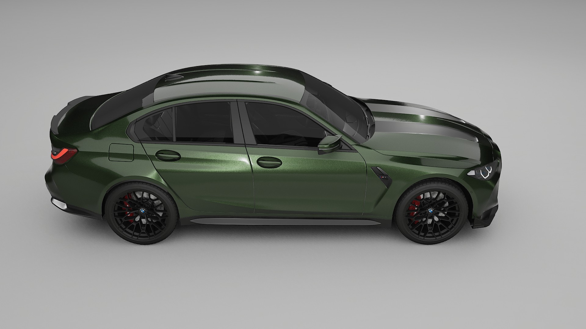 BMW M3 G80 Competition CS TPU Lackskyddsfilm | LAGOON Färgskiftande PPF – Komplett Förskuret Kit