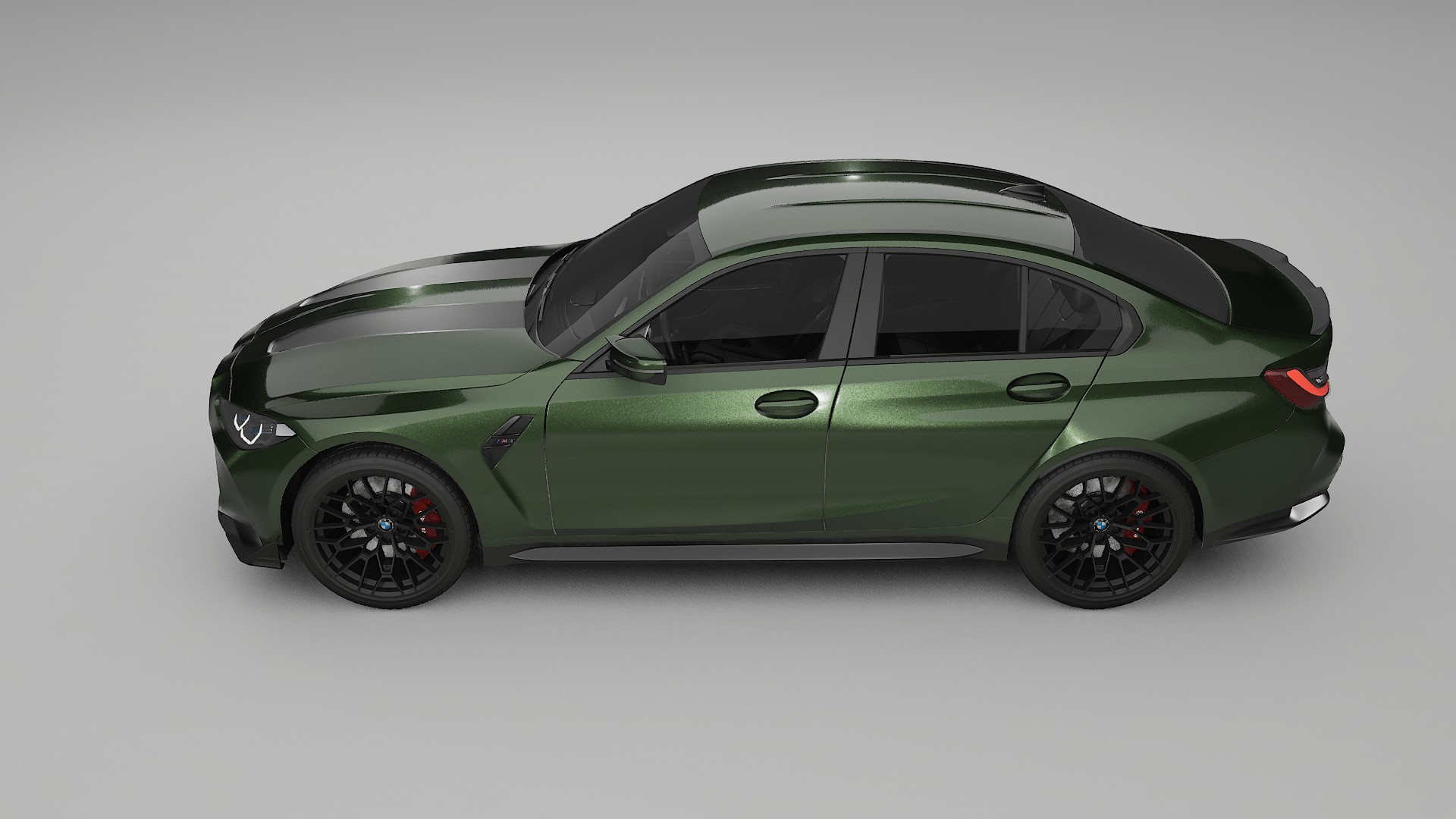 BMW M3 G80 Competition CS TPU Lackskyddsfilm | LAGOON Färgskiftande PPF – Komplett Förskuret Kit