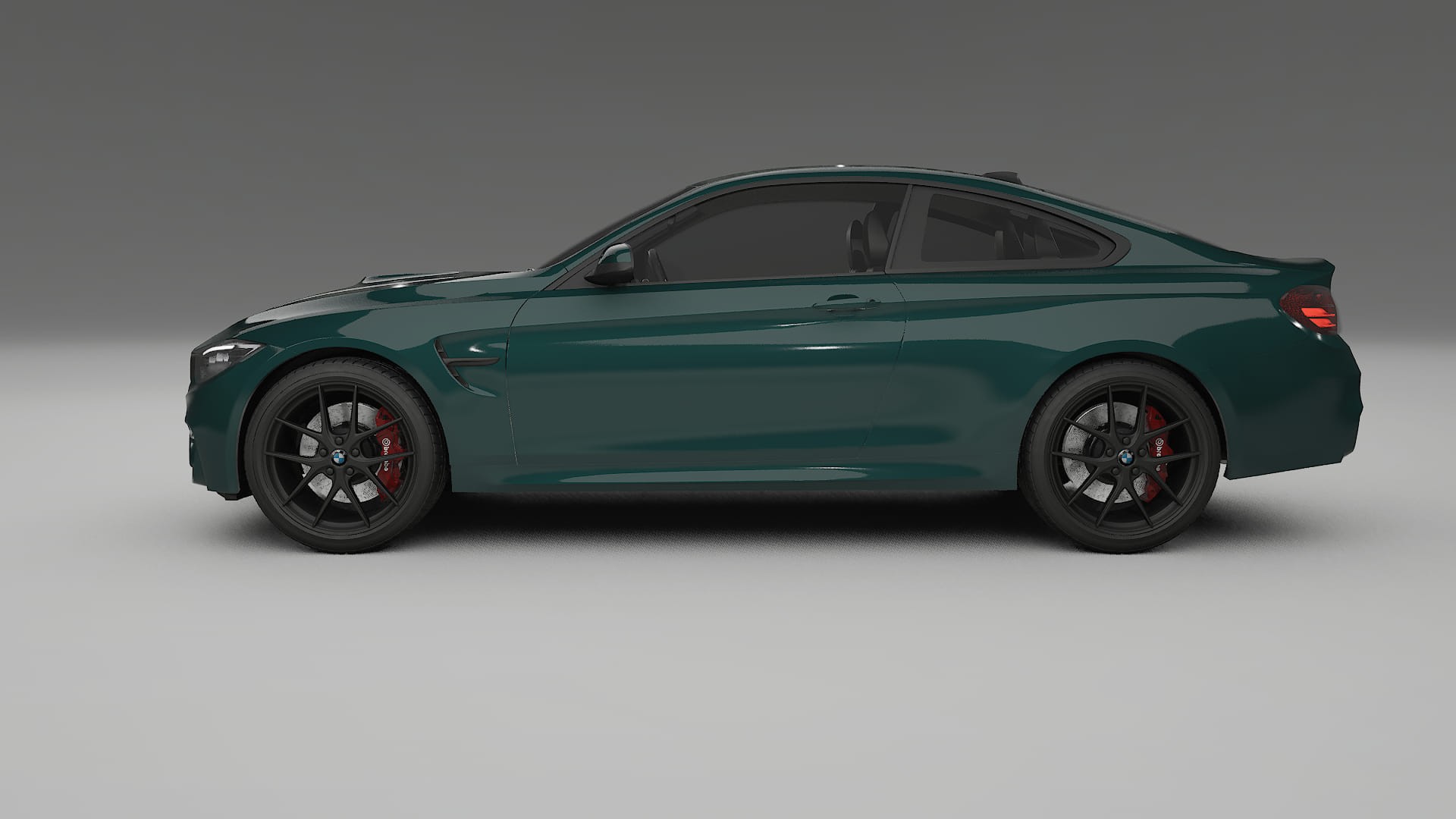 BMW M4 F82 TPU Lackskyddsfilm | INFERNO Färgskiftande PPF – Komplett Förskuret Kit