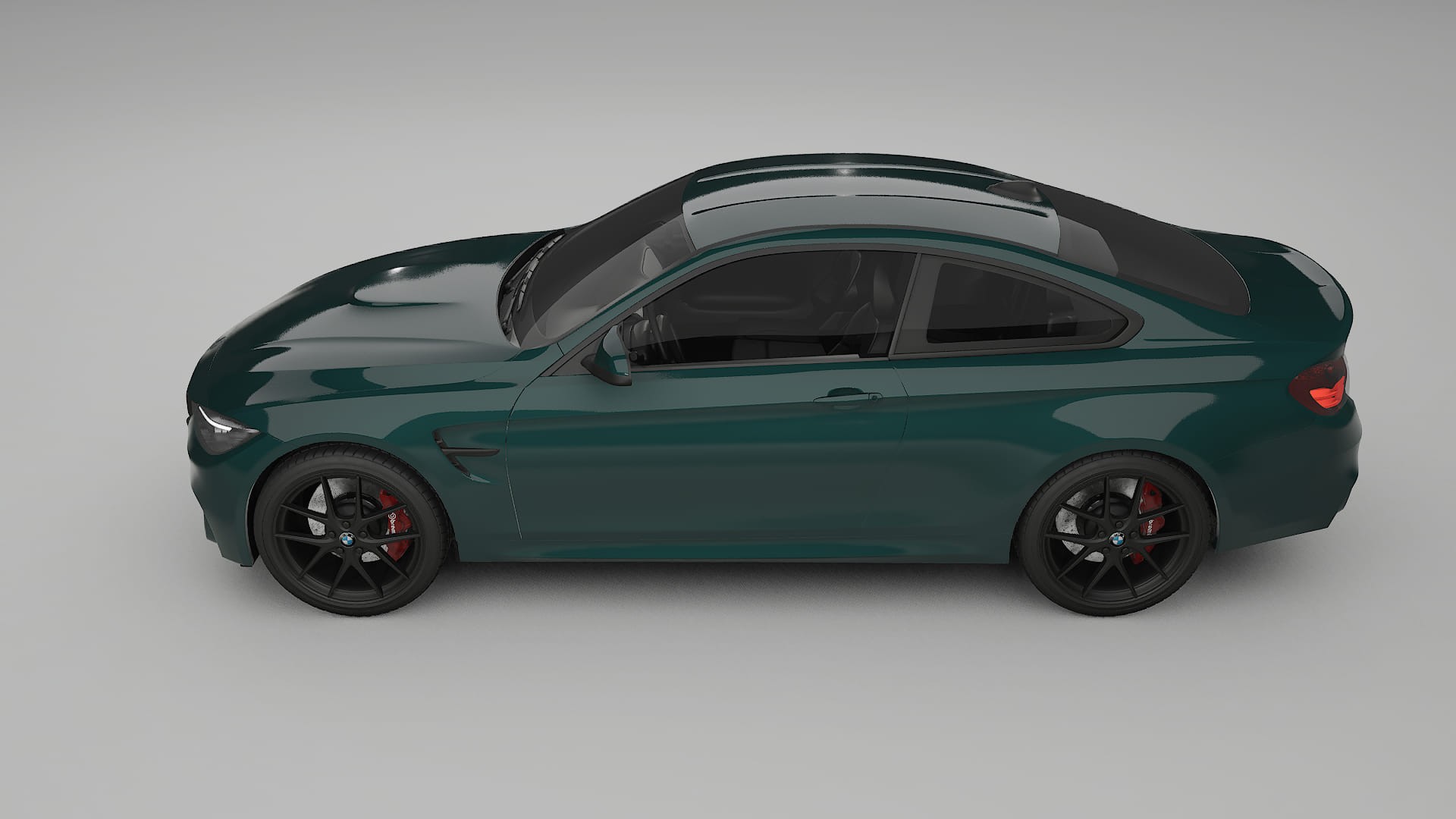 BMW M4 F82 TPU Lackskyddsfilm | INFERNO Färgskiftande PPF – Komplett Förskuret Kit