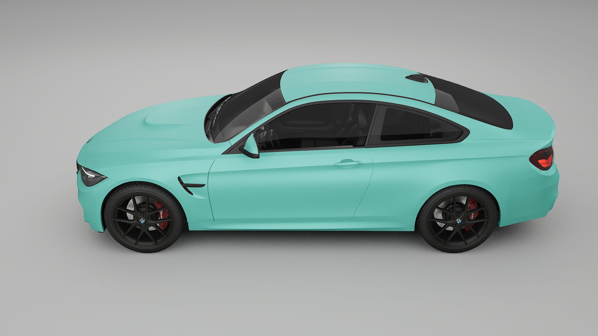 BMW M4 F82 TPU Lackskyddsfilm | FROST Färgskiftande PPF – Komplett Förskuret Kit