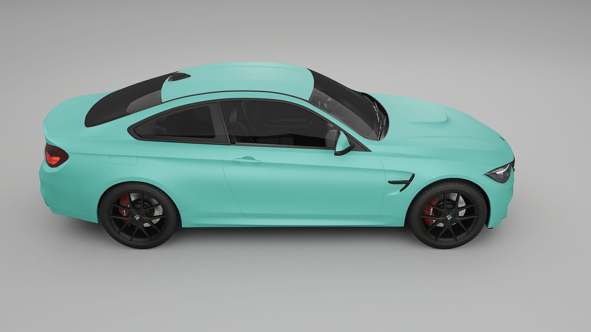 BMW M4 F82 TPU Lackskyddsfilm | FROST Färgskiftande PPF – Komplett Förskuret Kit